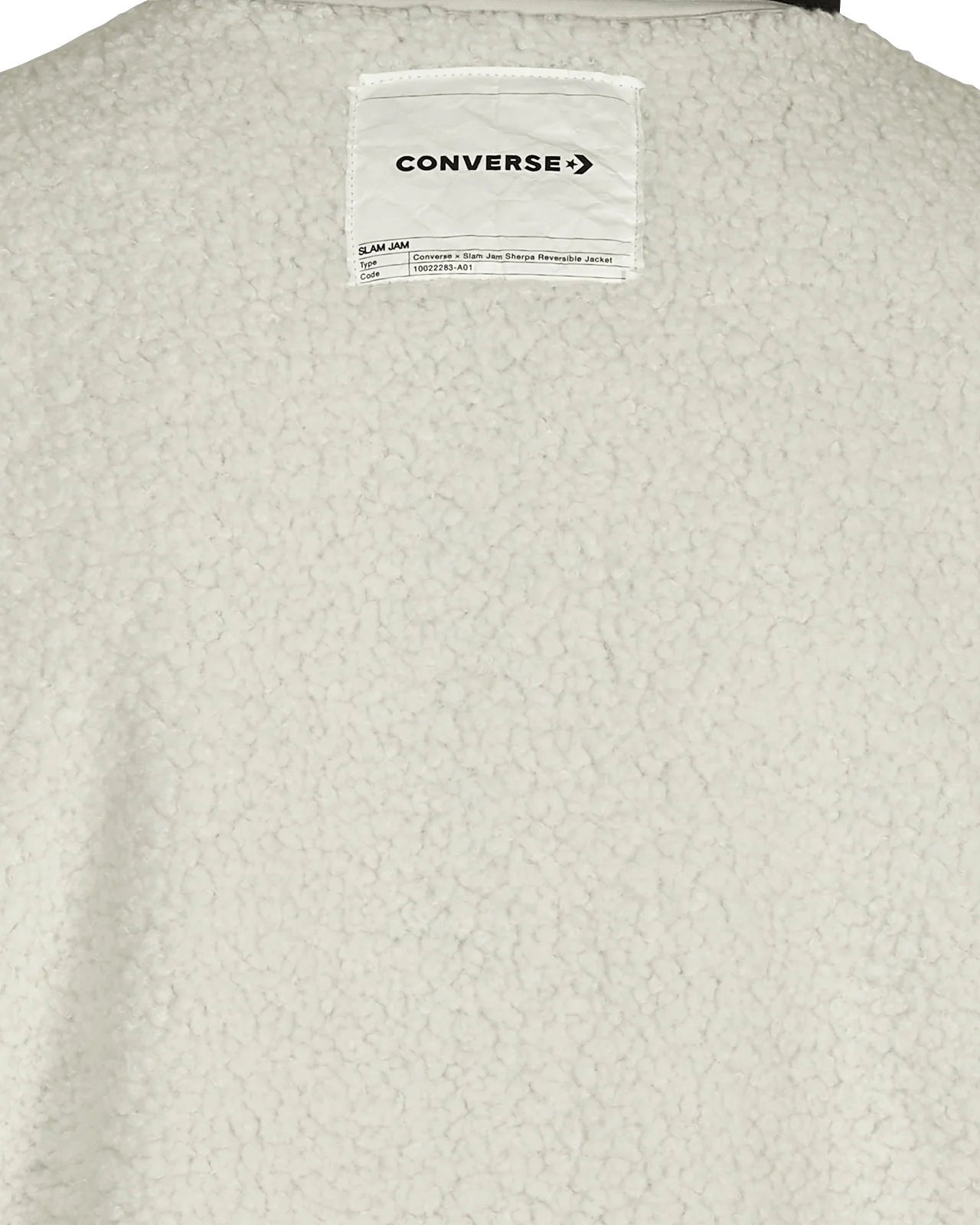 Slam Jam Sherpa Reversible Jacket Grey - Image 10