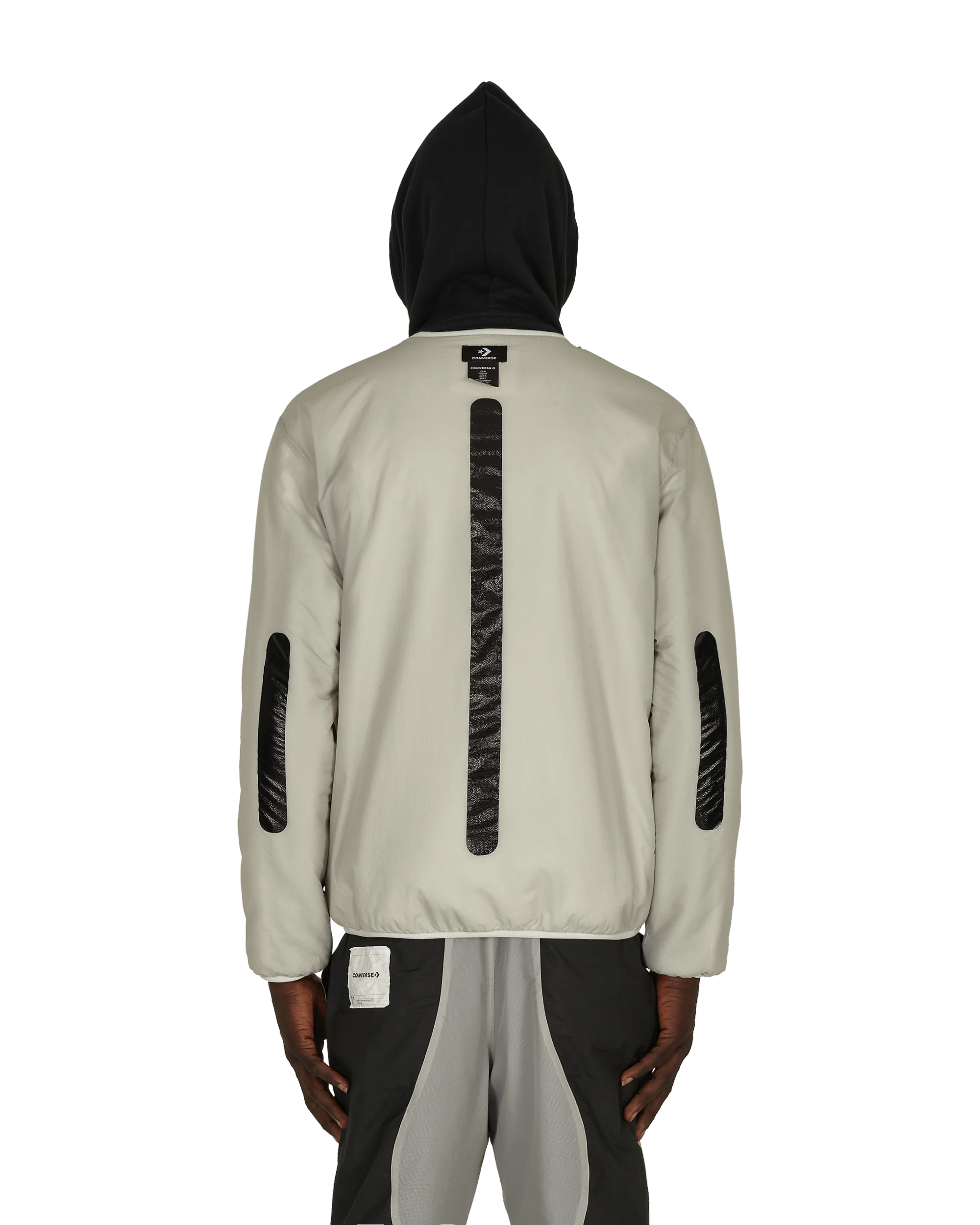Slam Jam Sherpa Reversible Jacket Grey - Image 6