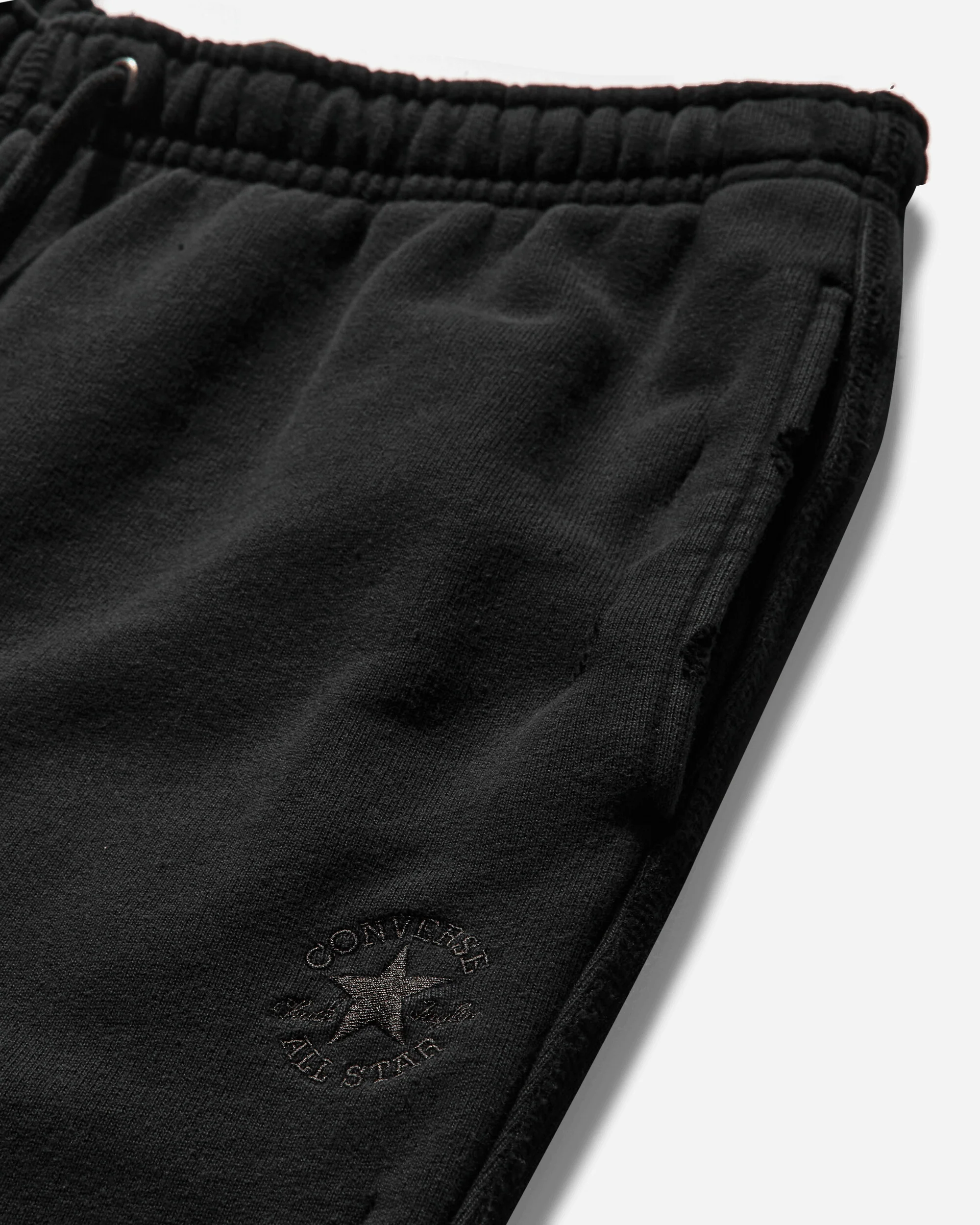 Slam Jam Destroyed Sweatpants Black - Image 3