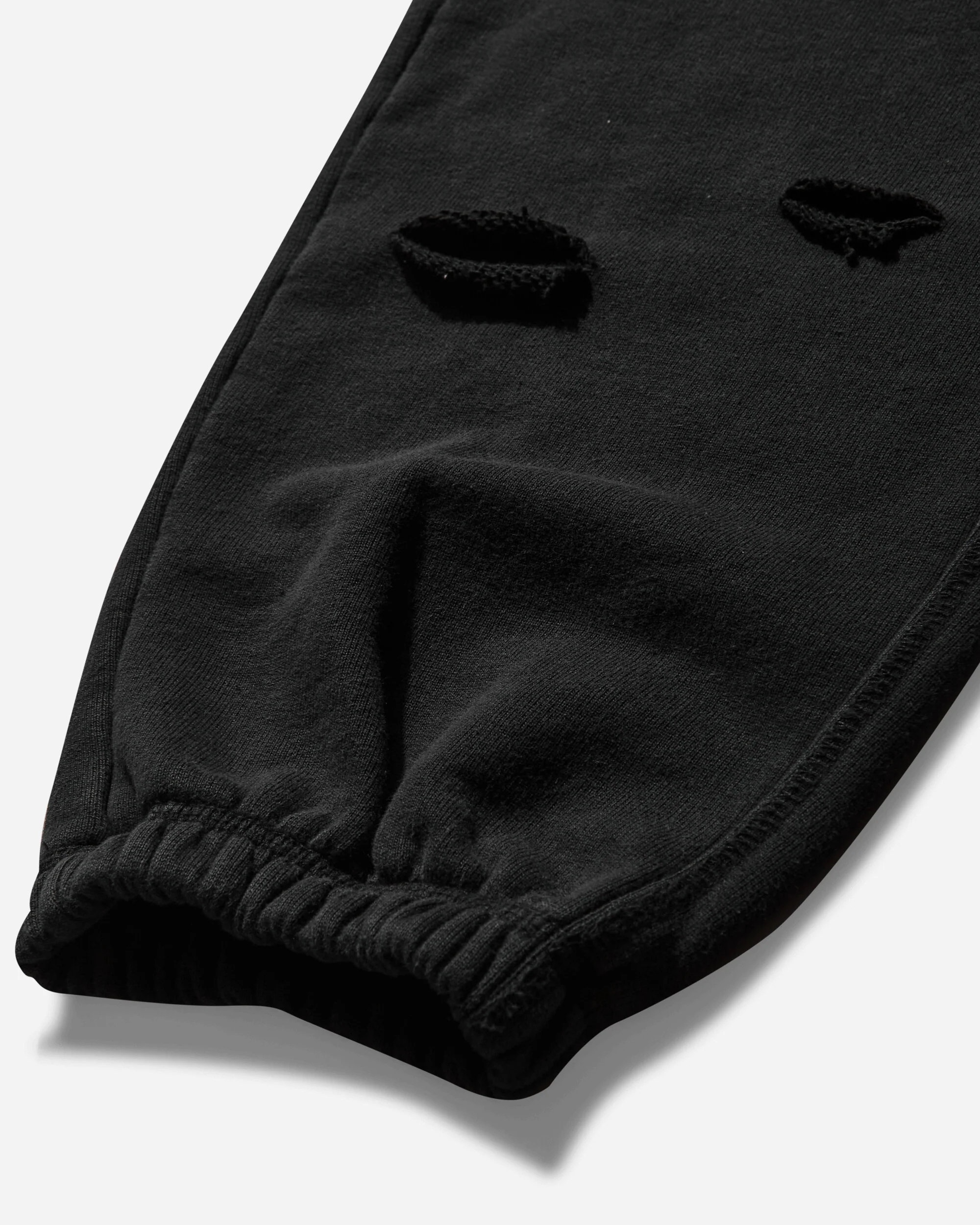 Slam Jam Destroyed Sweatpants Black - Image 4