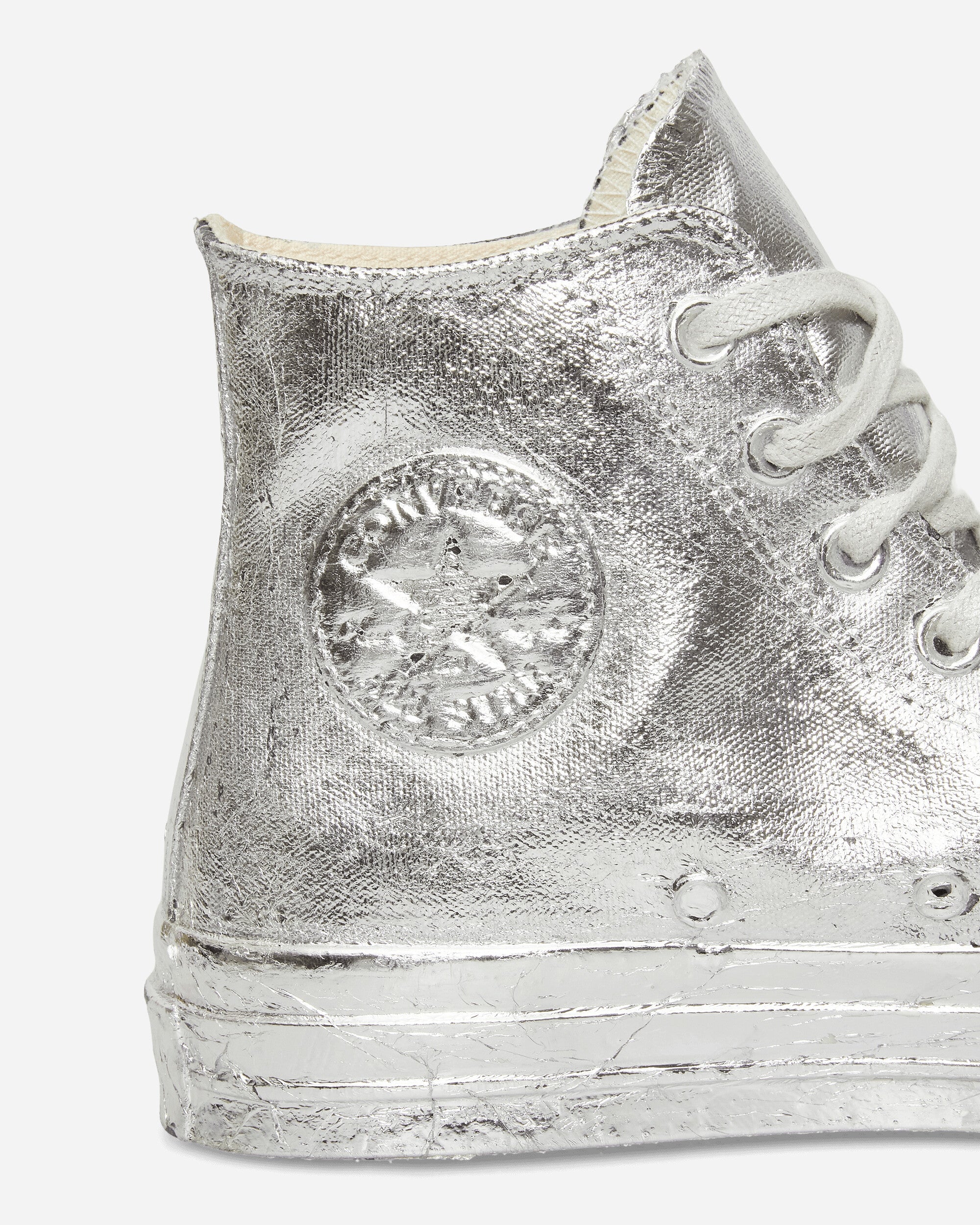 Chuck 70 Limited Edition Sneakers Silver Foil - Image 6