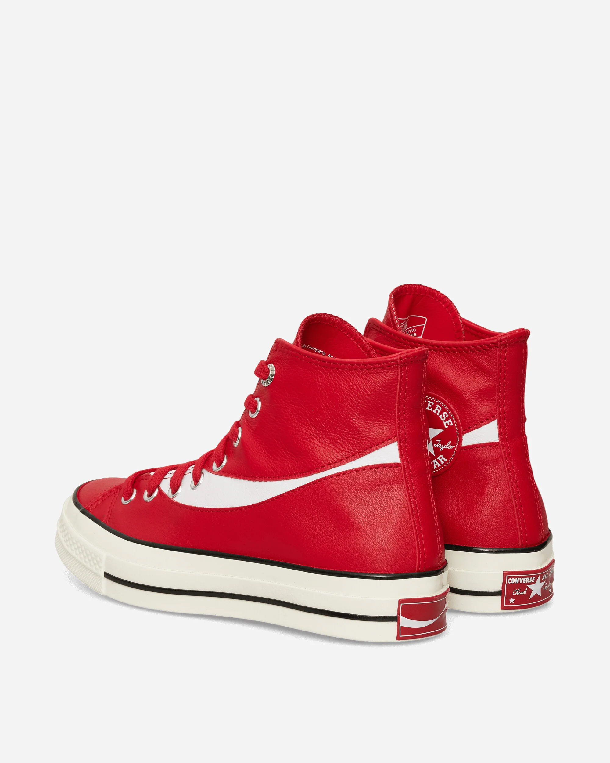 Coca-Cola Chuck 70 Leather Sneakers Racing Red - Image 4