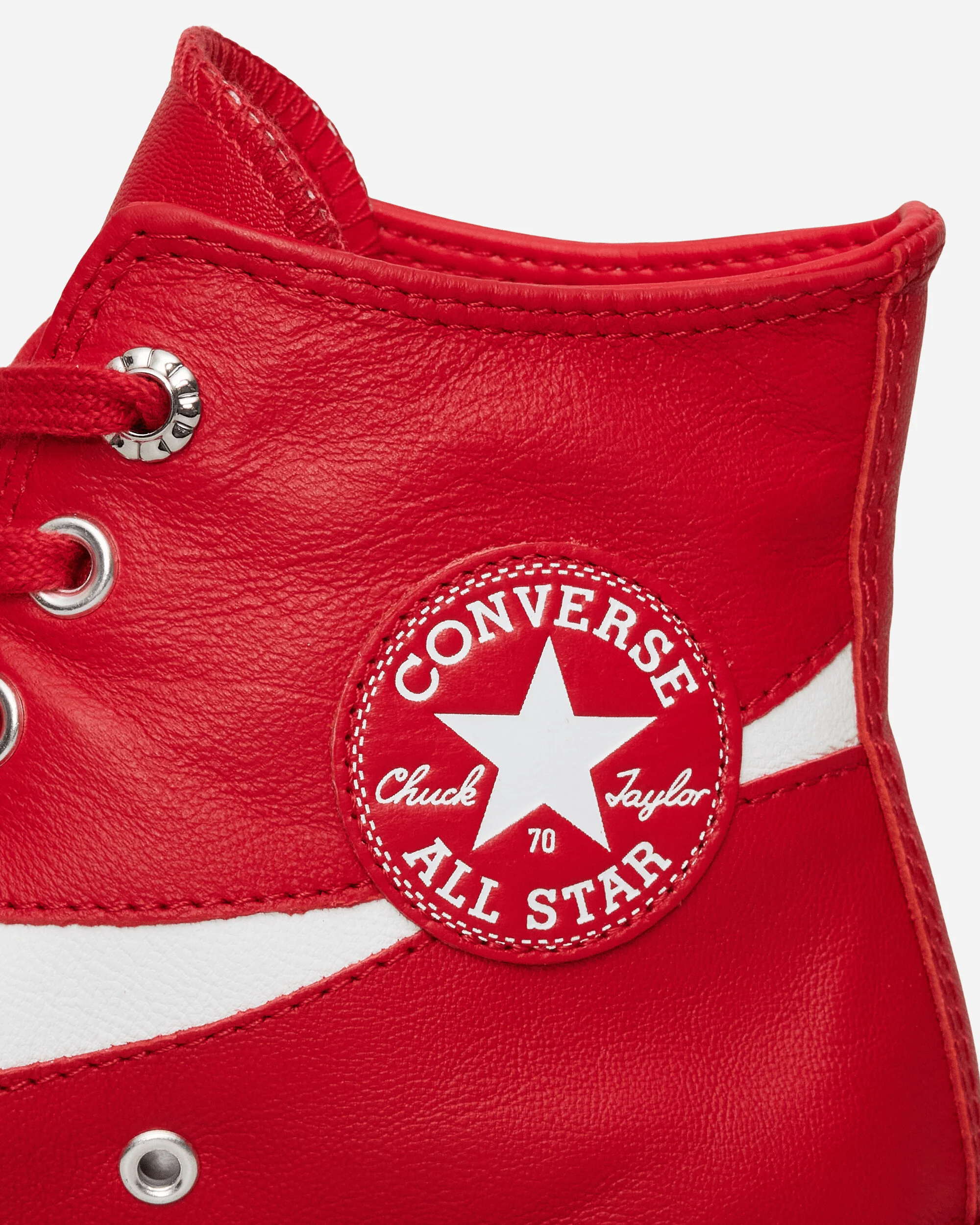 Coca-Cola Chuck 70 Leather Sneakers Racing Red - Image 6