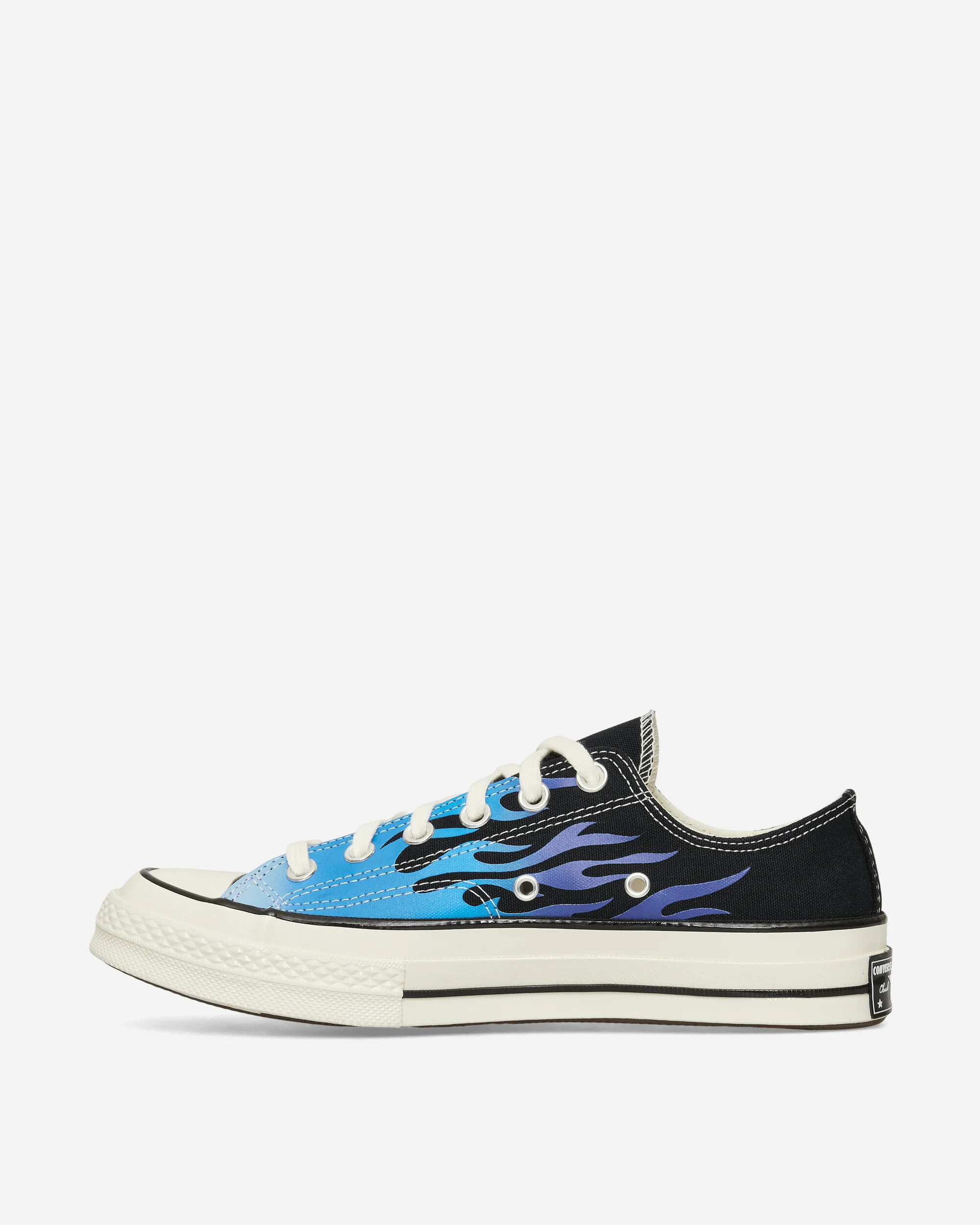 Chuck 70 Low Fire Sneakers Black / Blue It / Cobalt - Image 3