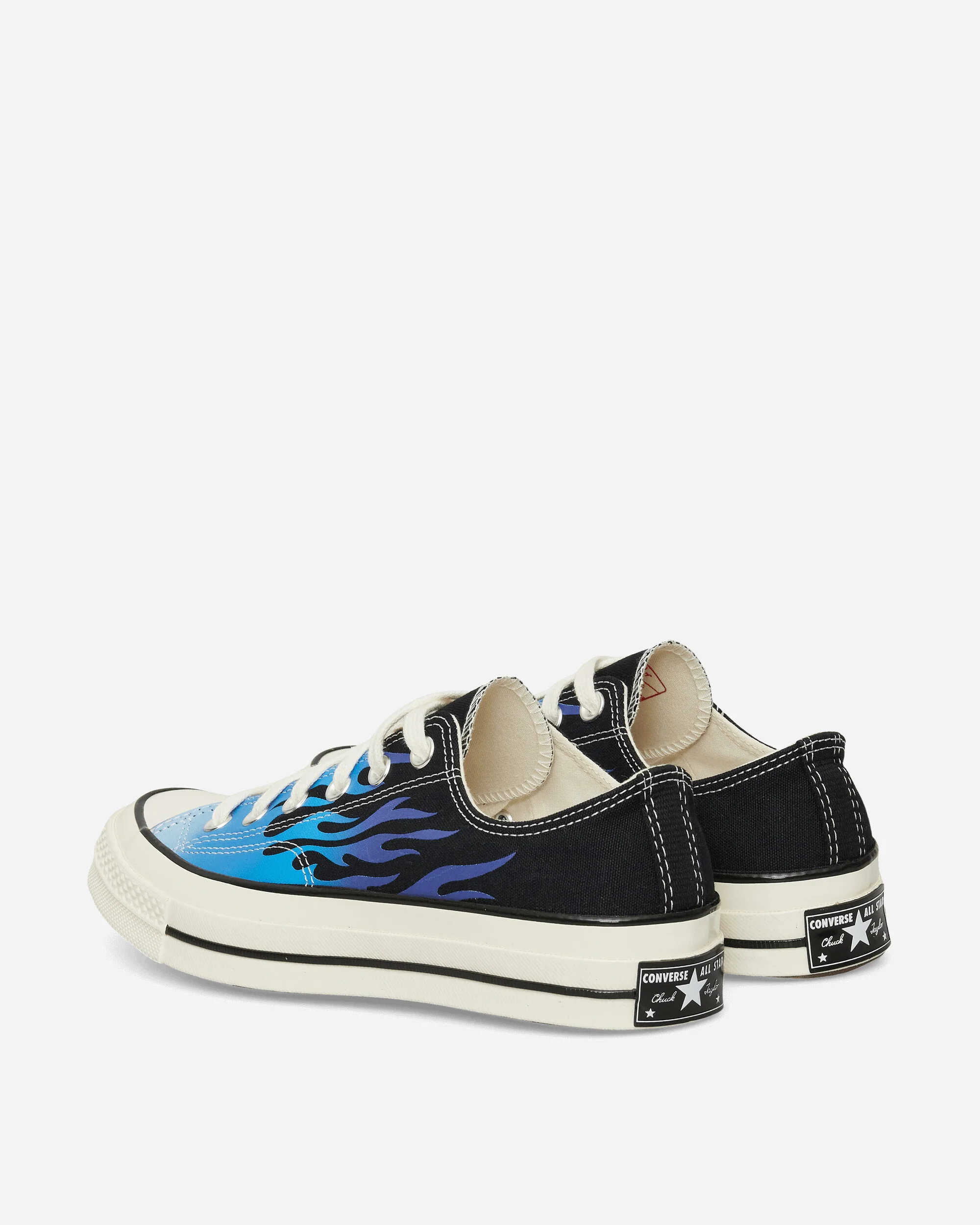 Chuck 70 Low Fire Sneakers Black / Blue It / Cobalt - Image 4