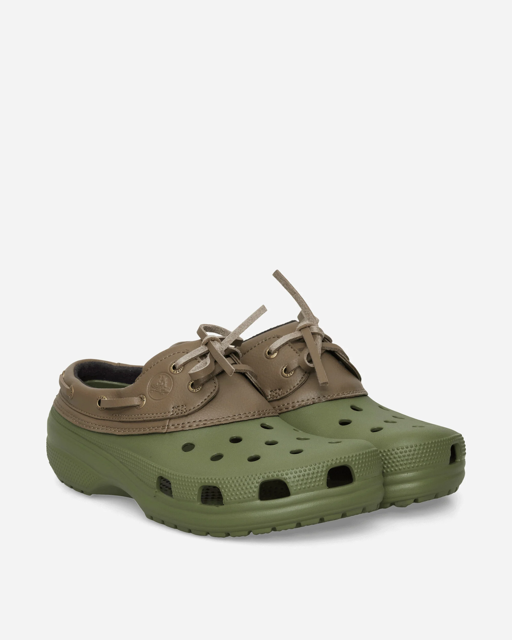 Classic Boat Shoes Army Green / Walnut - Image 2