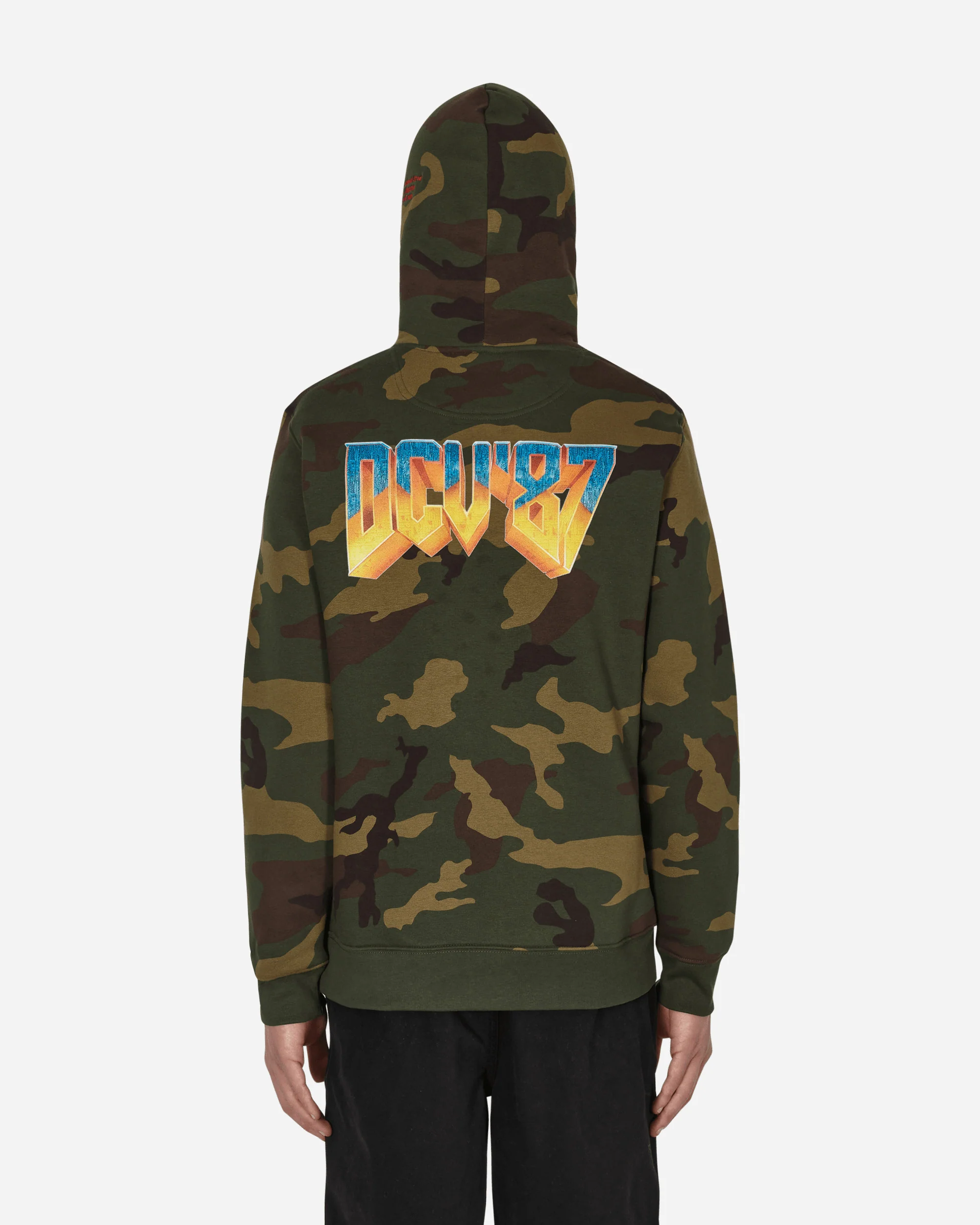 No Games Hooded Sweatshirt Green - Image 3