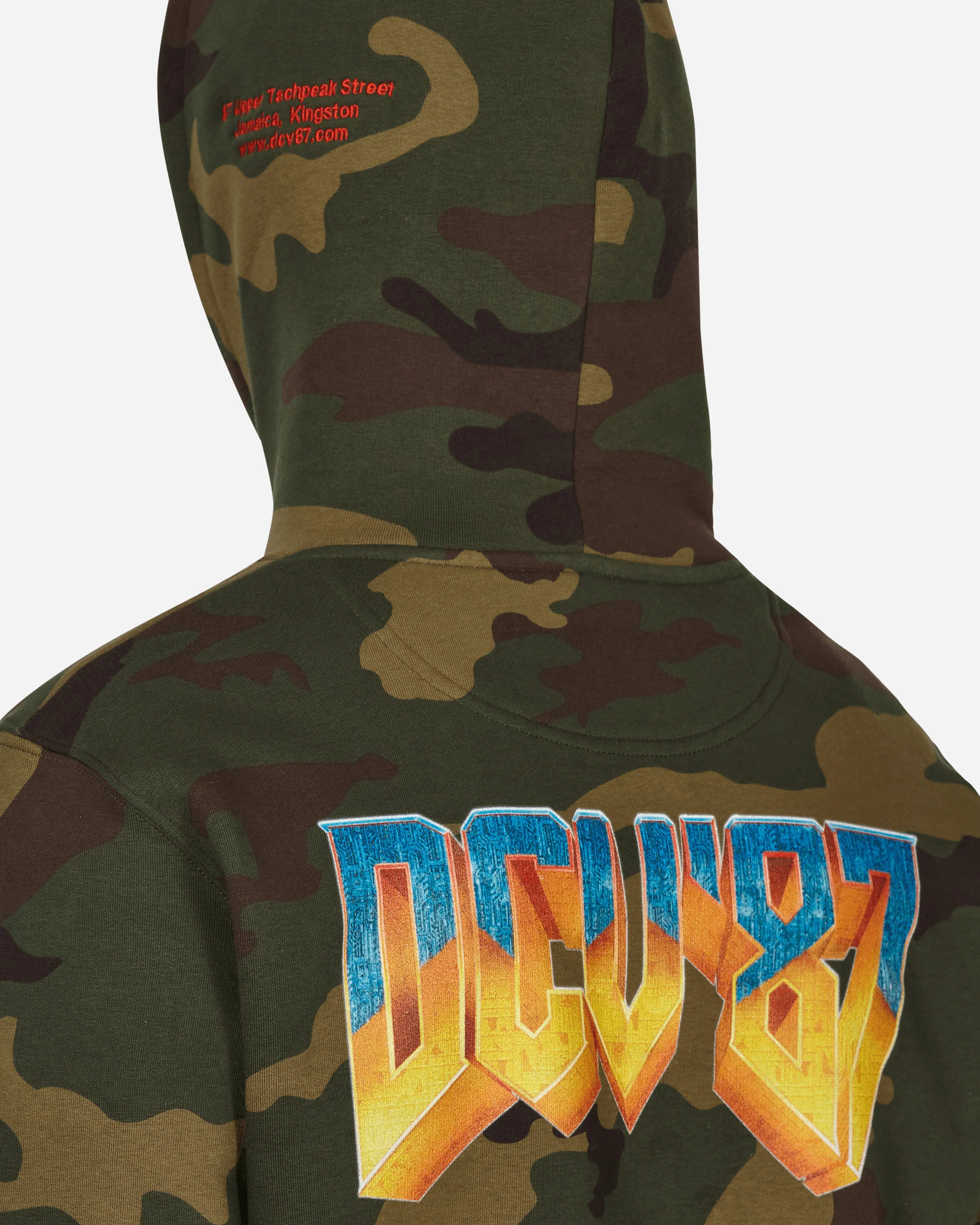 No Games Hooded Sweatshirt Green - Image 5