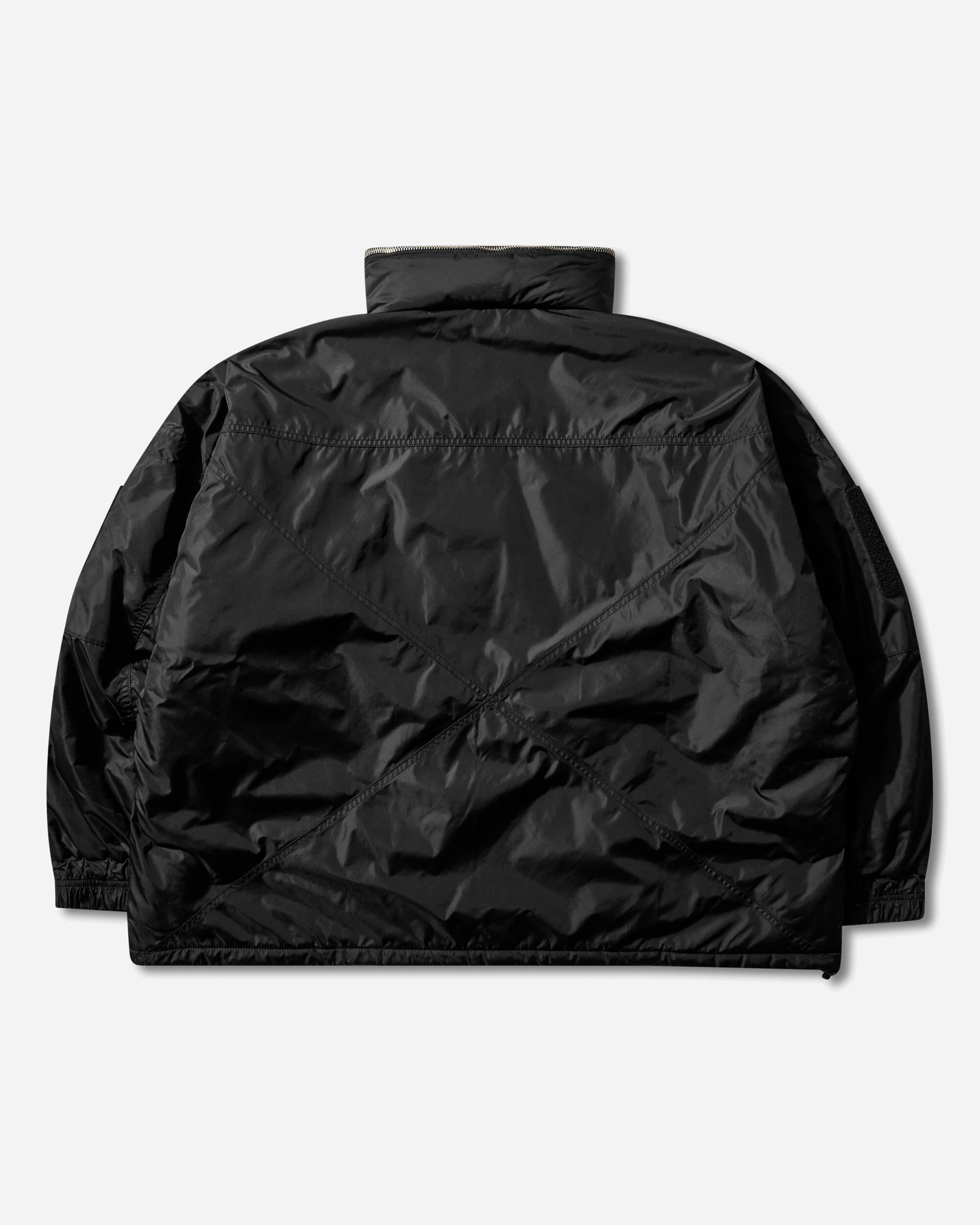Men's Pillowneck Nylon Jacket Black - Image 2