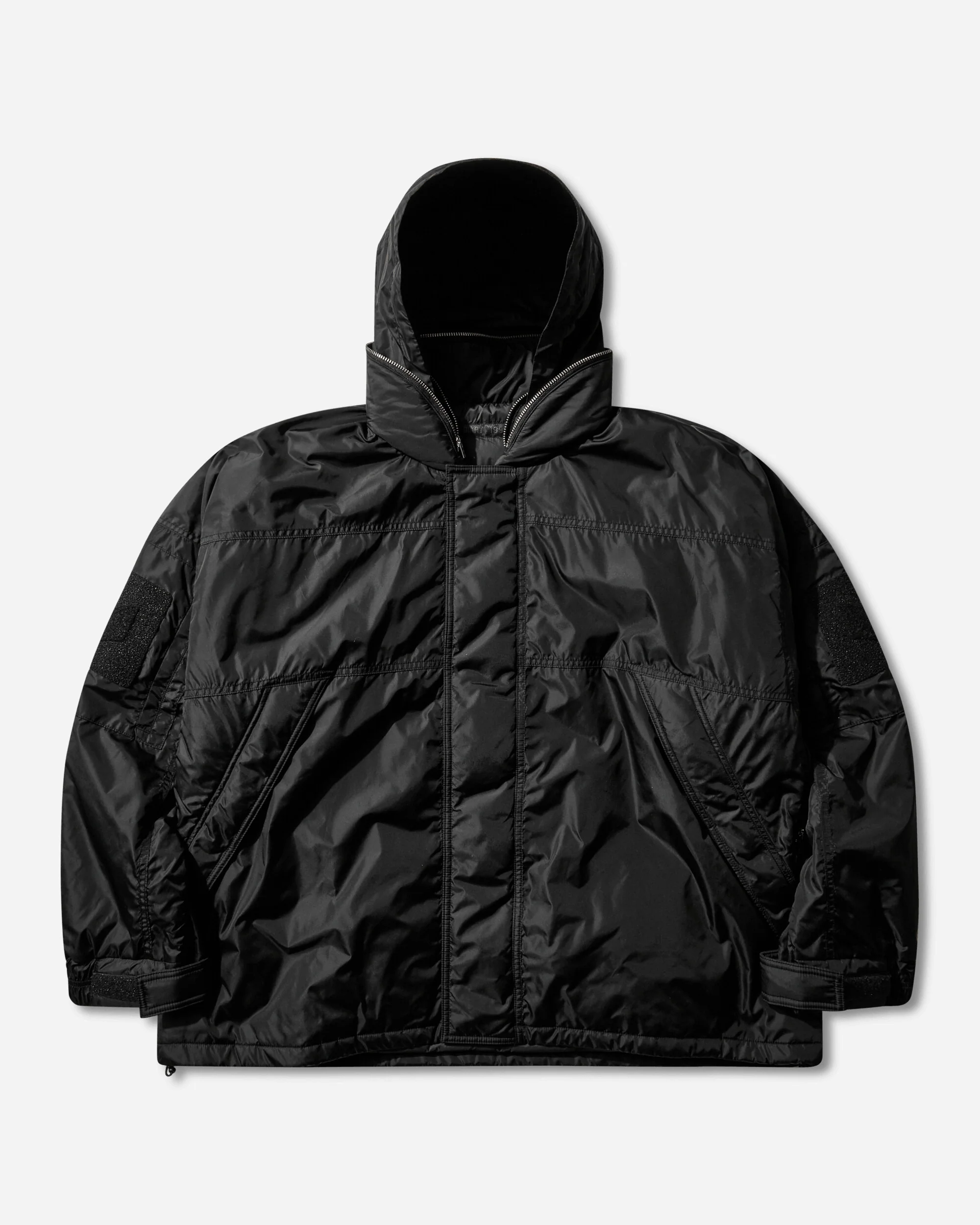 Men's Pillowneck Nylon Jacket Black - Image 3