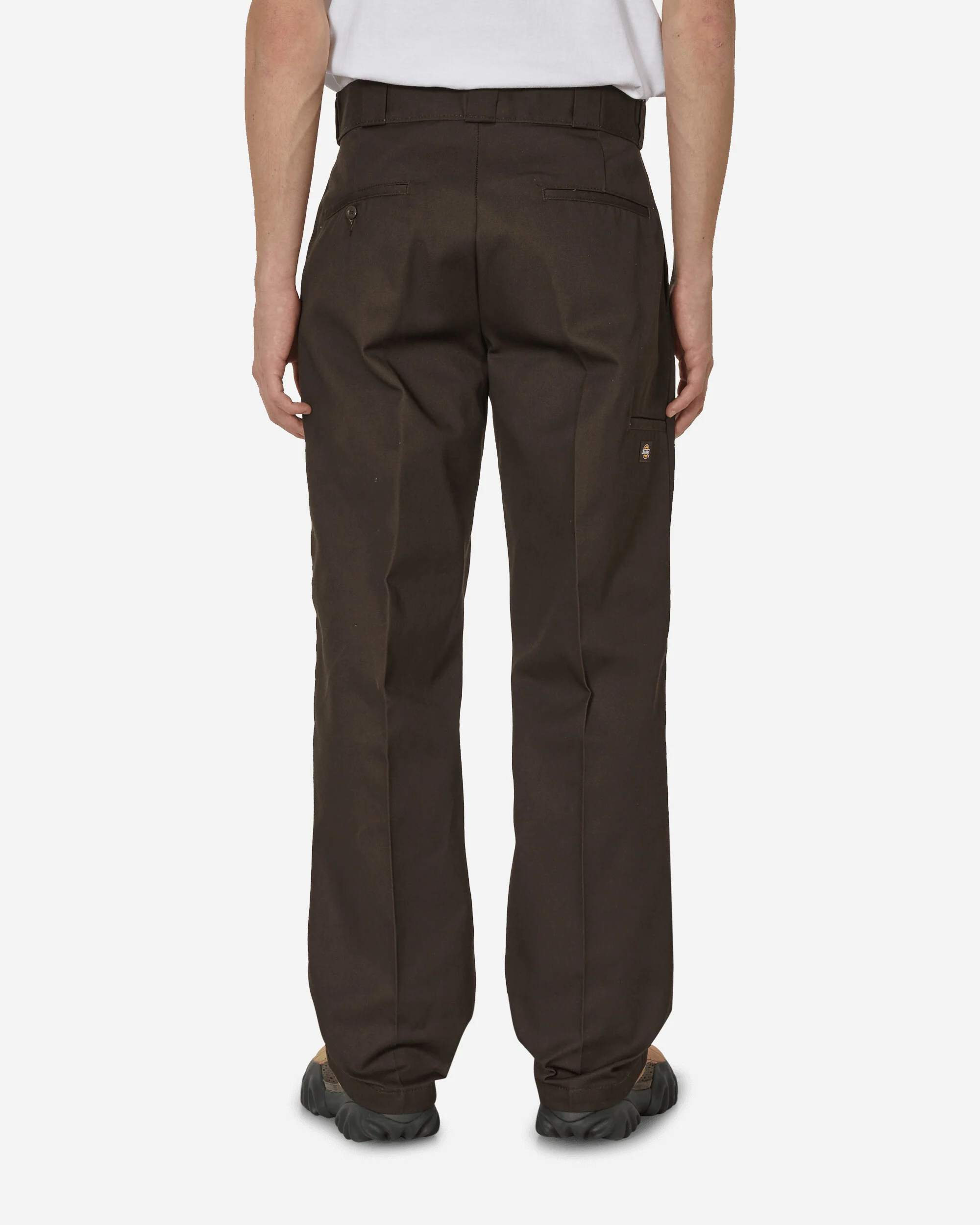 Double Knee Work Pants Dark Brown - Image 3