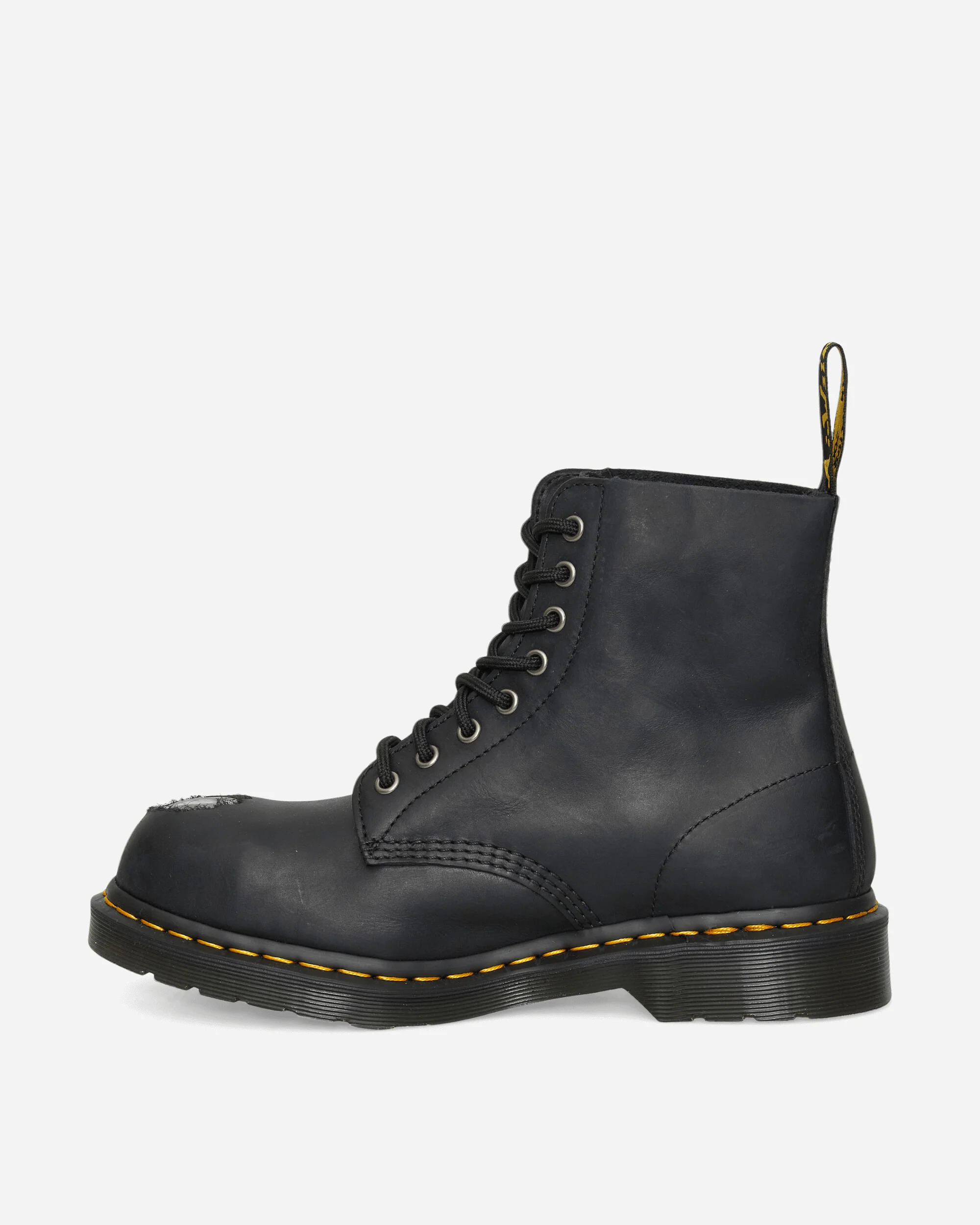 1460 Metal Toe Leather Boots Black - Image 3