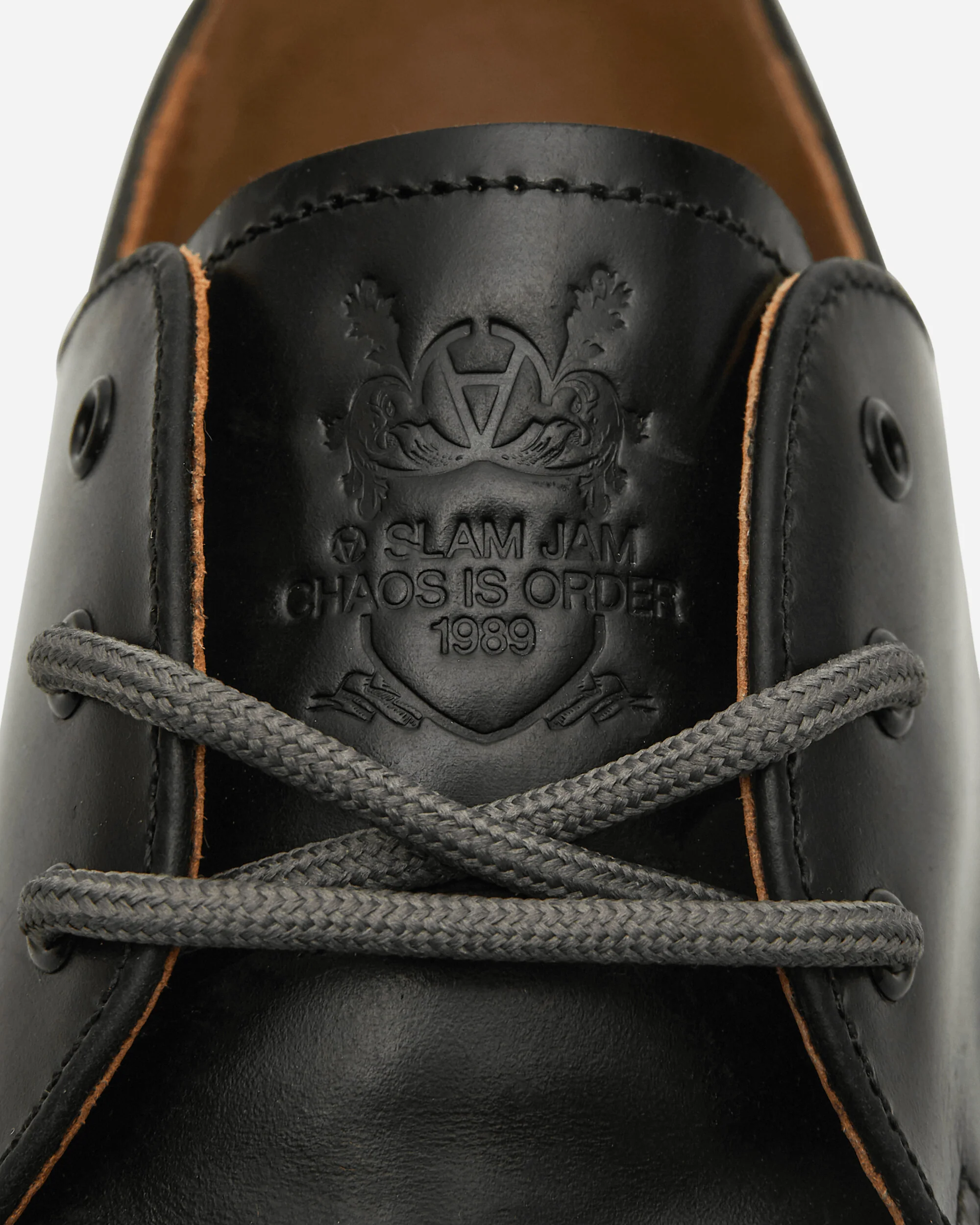 Slam Jam 1461 OUTLIER Steel Toe Shoes Black - Image 9