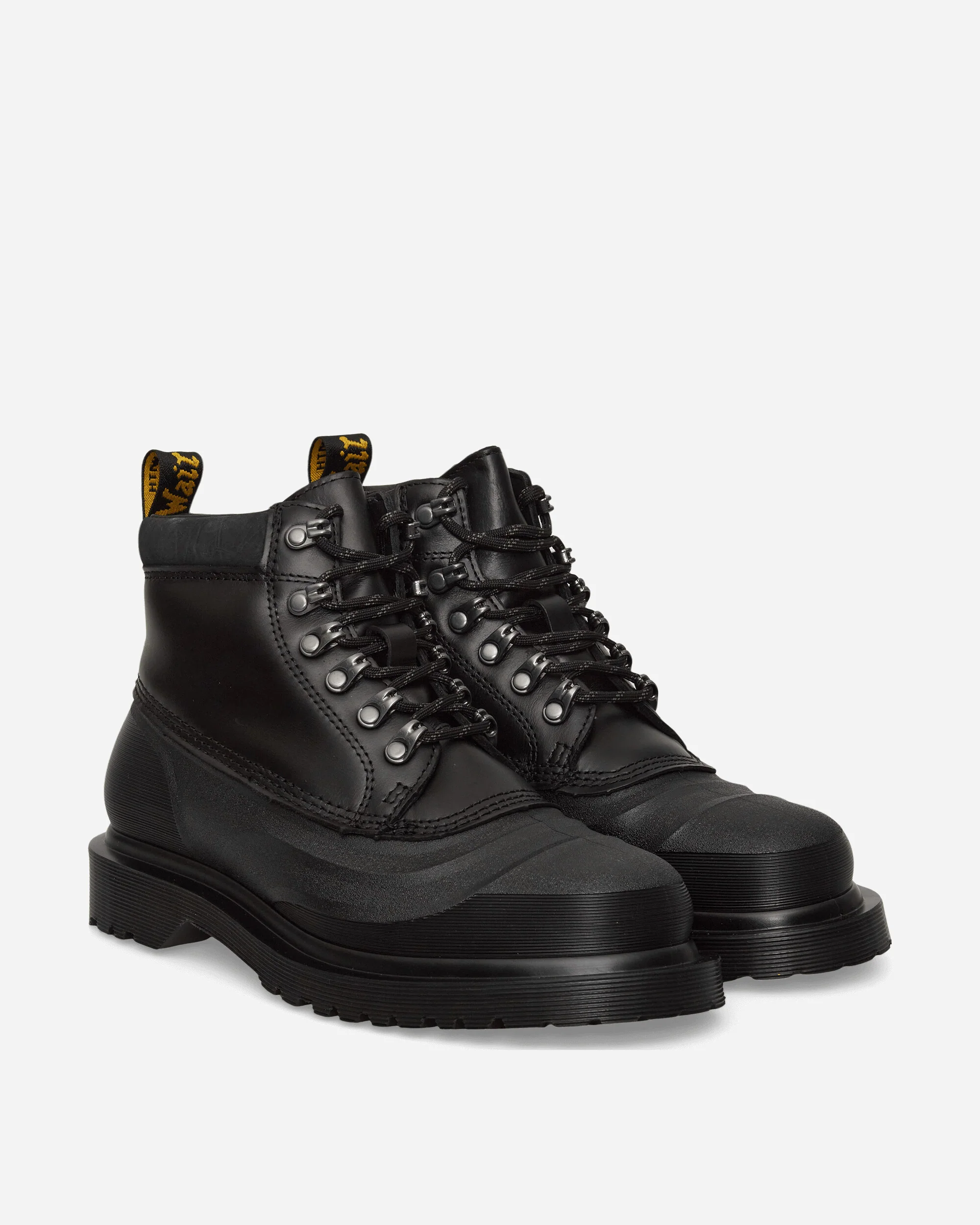 939 Sub Fleece Lined Leather Ankle Boots Black - Image 2
