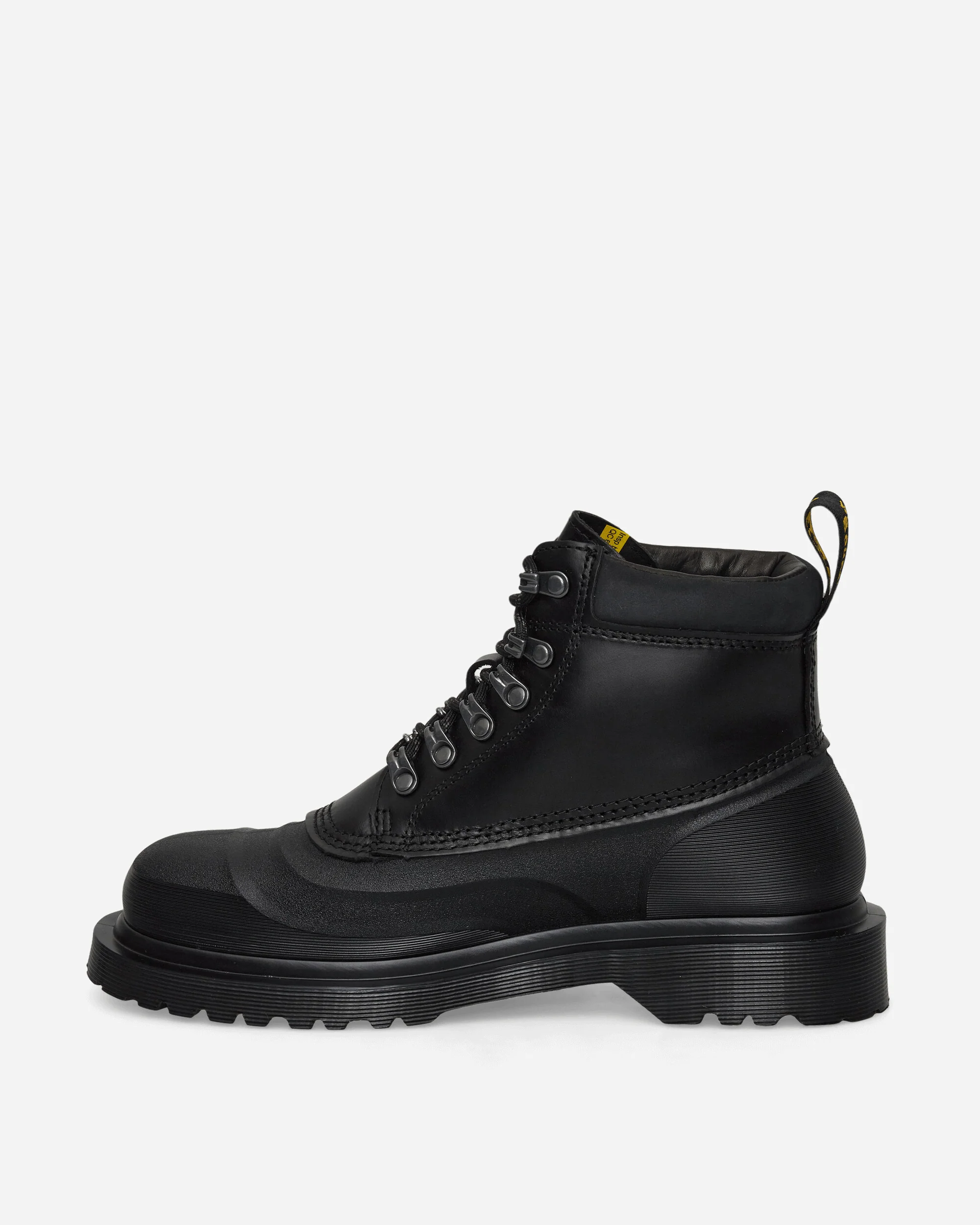 939 Sub Fleece Lined Leather Ankle Boots Black - Image 3