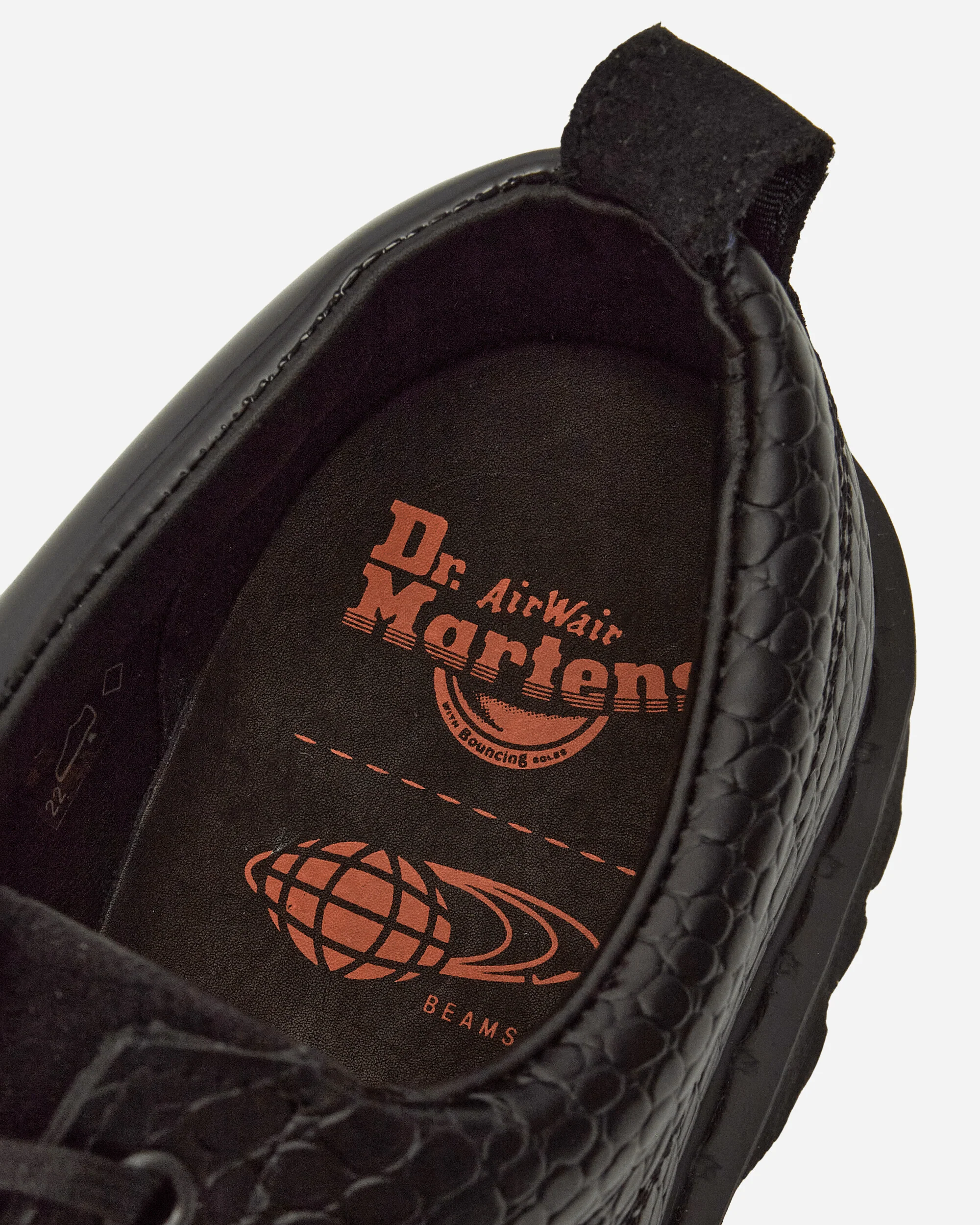 BEAMS Lowell Shoes Black - Image 6