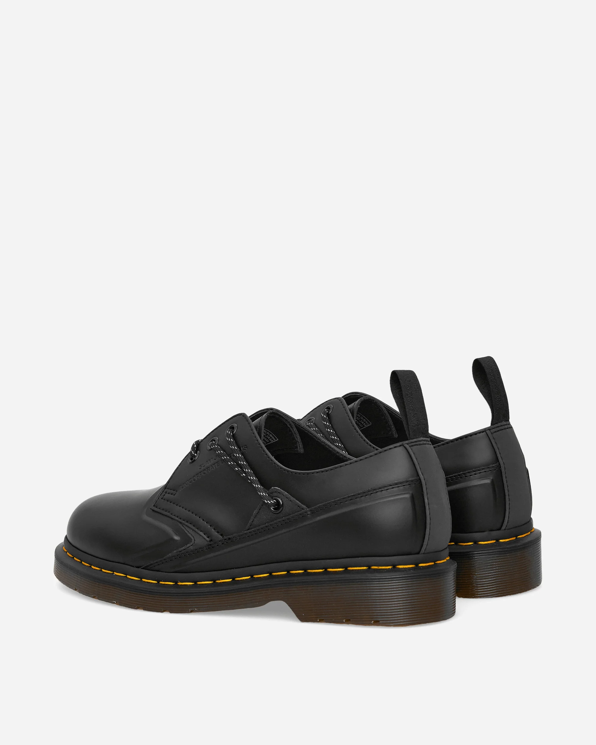 Slam Jam 1461 Leather Shoes Black - Image 4
