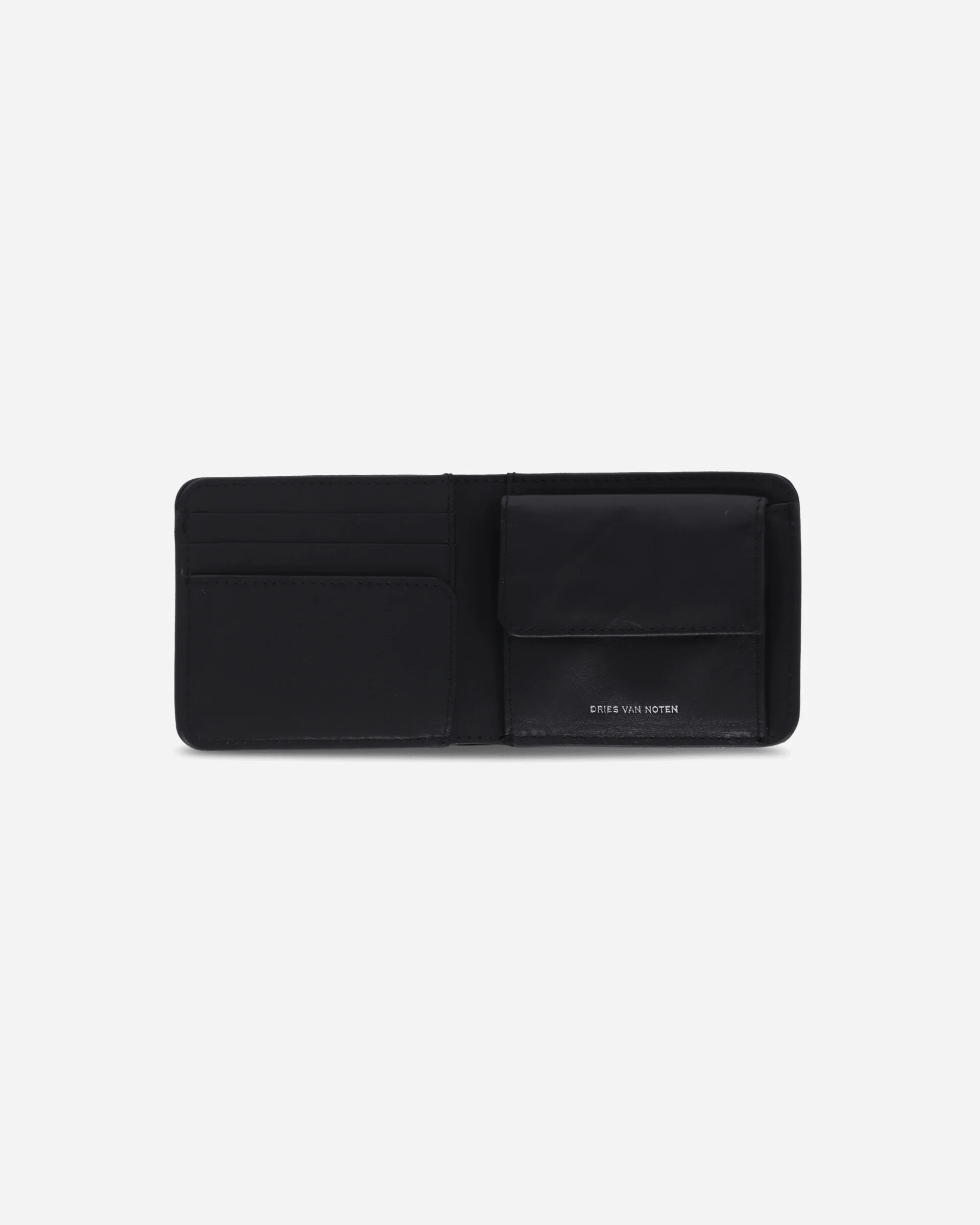 Printed Leather Wallet Ecru - Image 3