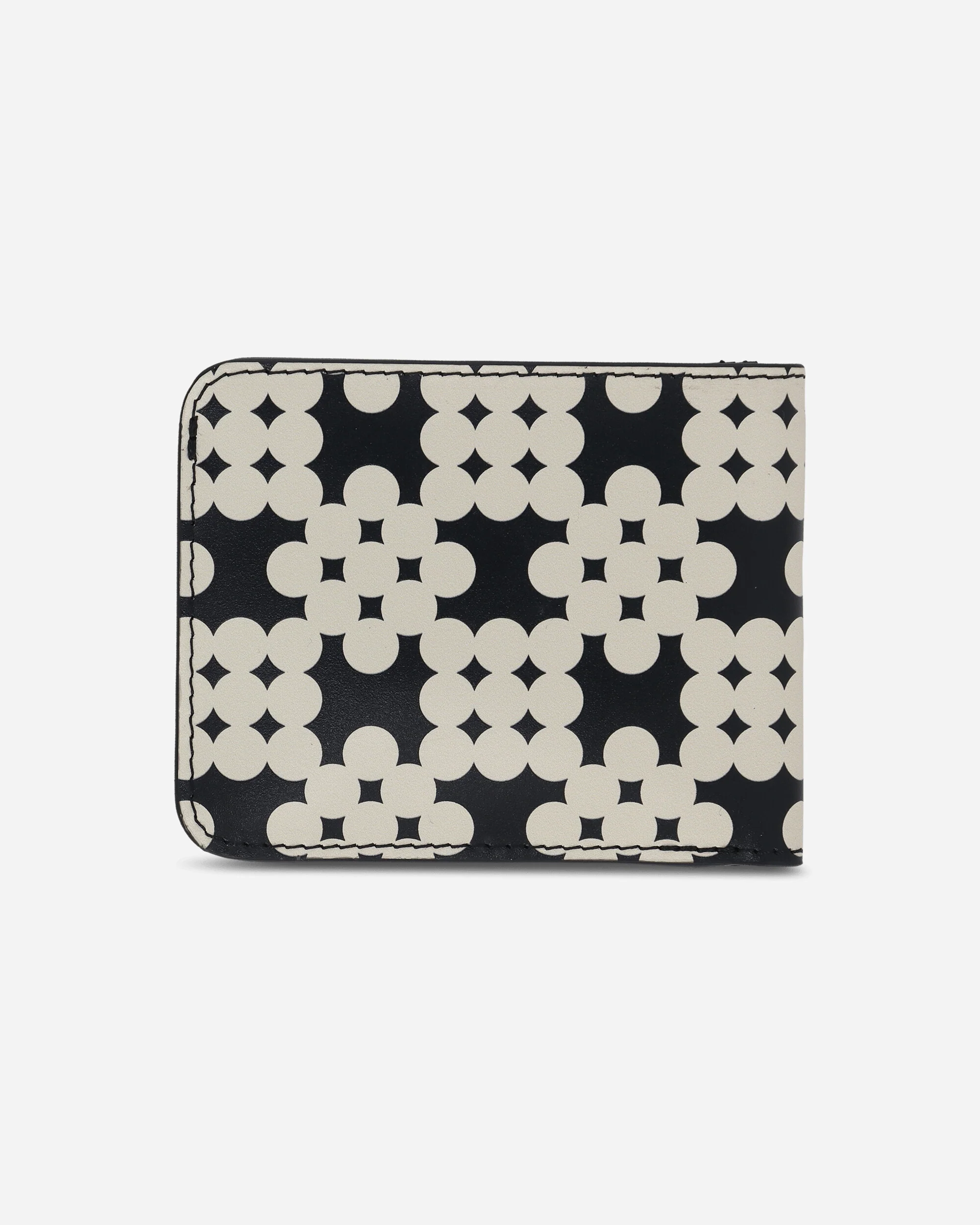 Printed Leather Wallet Ecru - Image 4