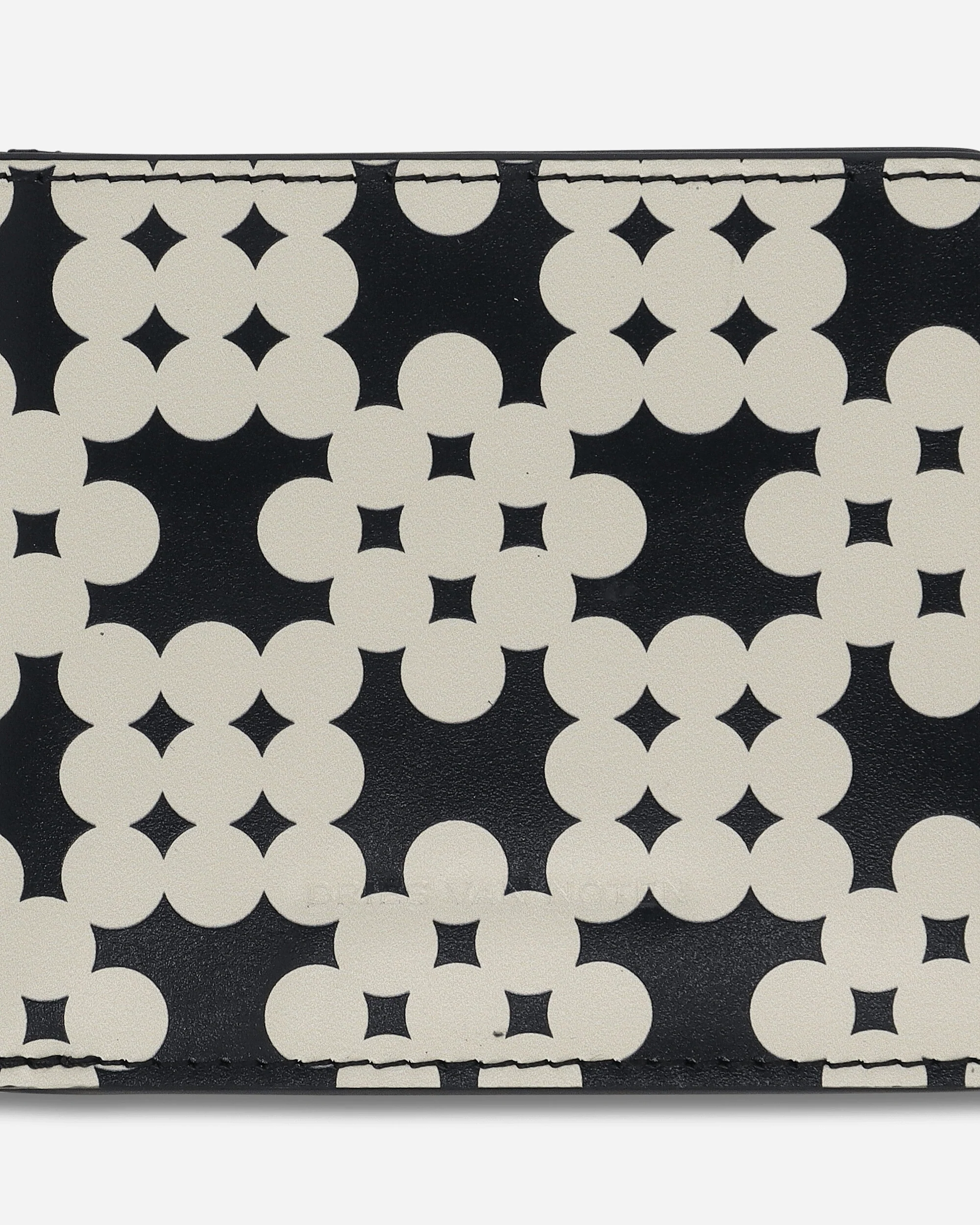 Printed Leather Wallet Ecru - Image 5