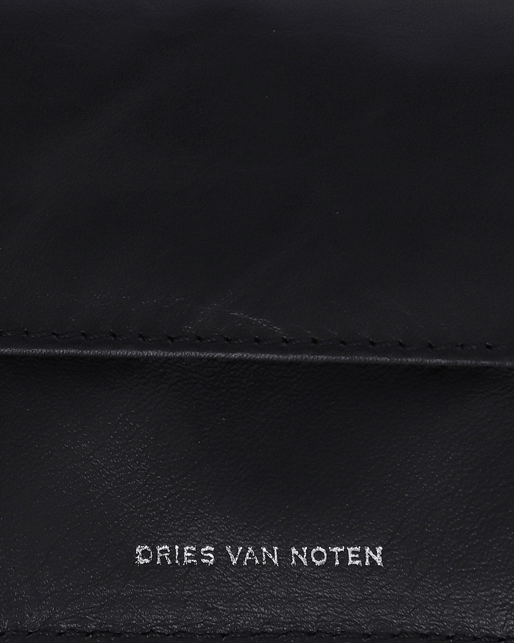 Printed Leather Zip Wallet Ecru - Image 5