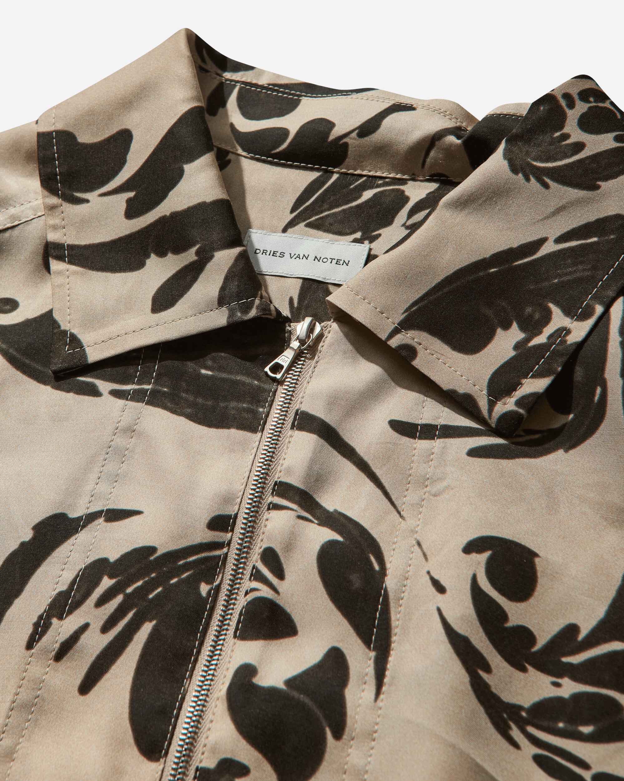 Men's Half Zip Shirt Black - Image 3