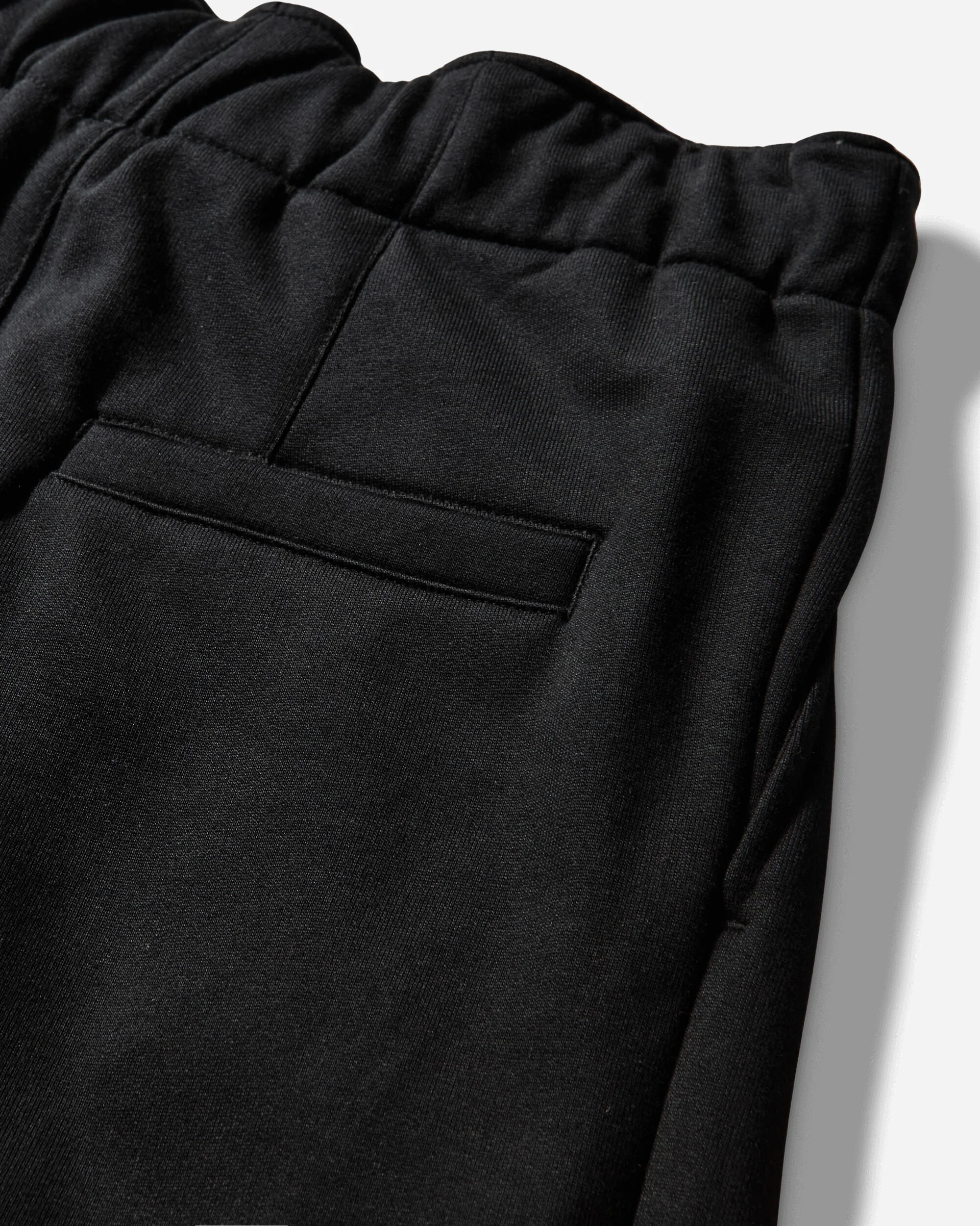 Men's Pleated Sweatpants Black - Image 3