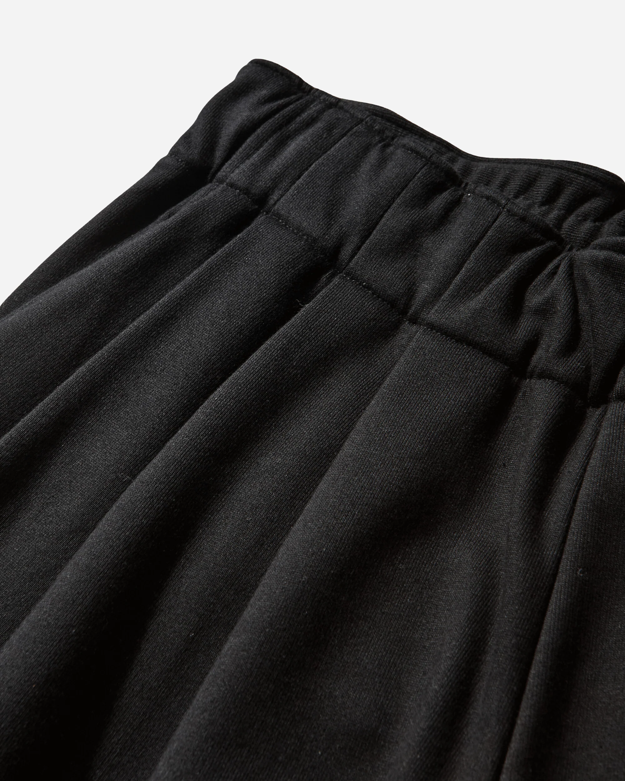 Men's Pleated Sweatpants Black - Image 4