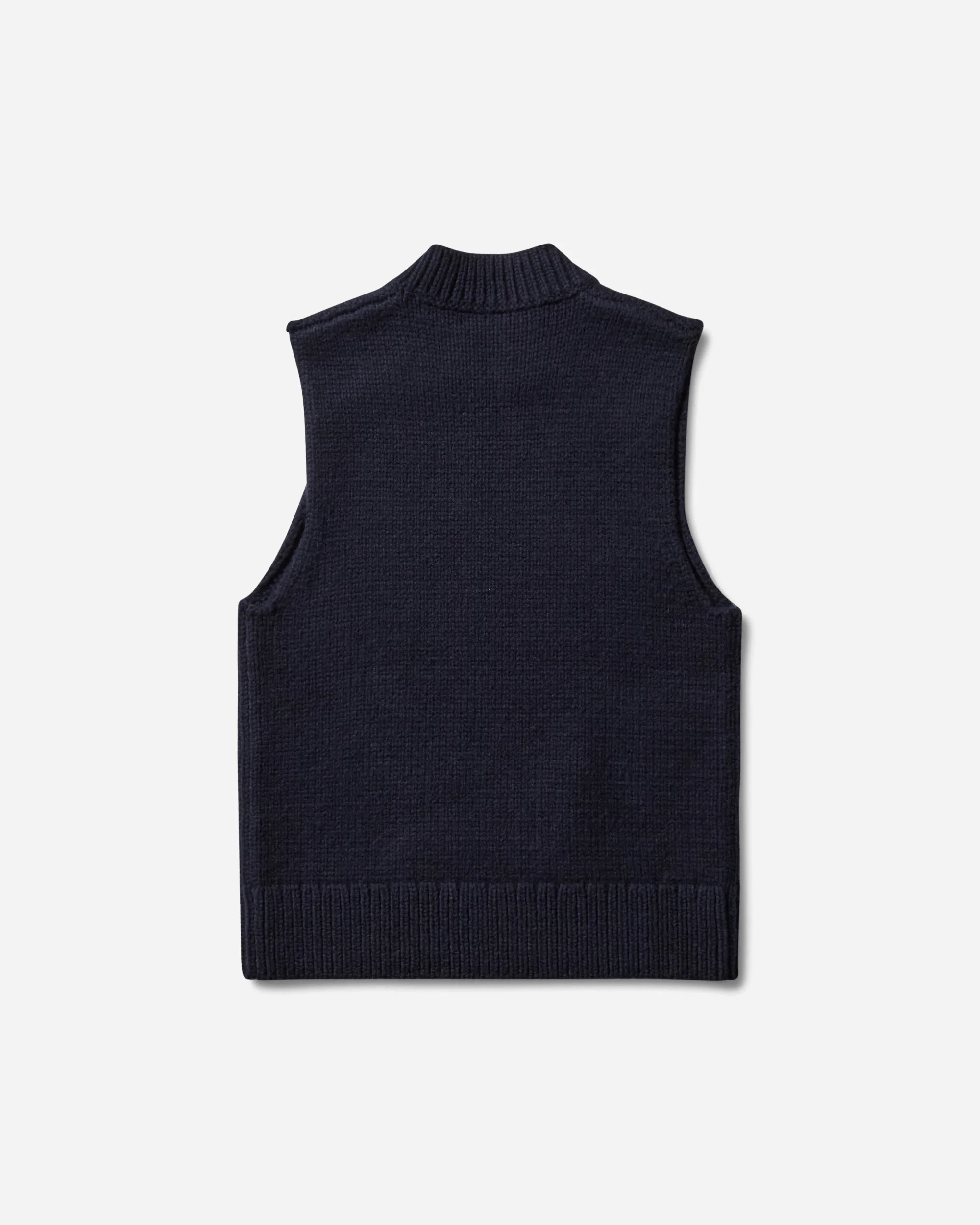 Men's Sleeveless Sweater Navy - Image 2
