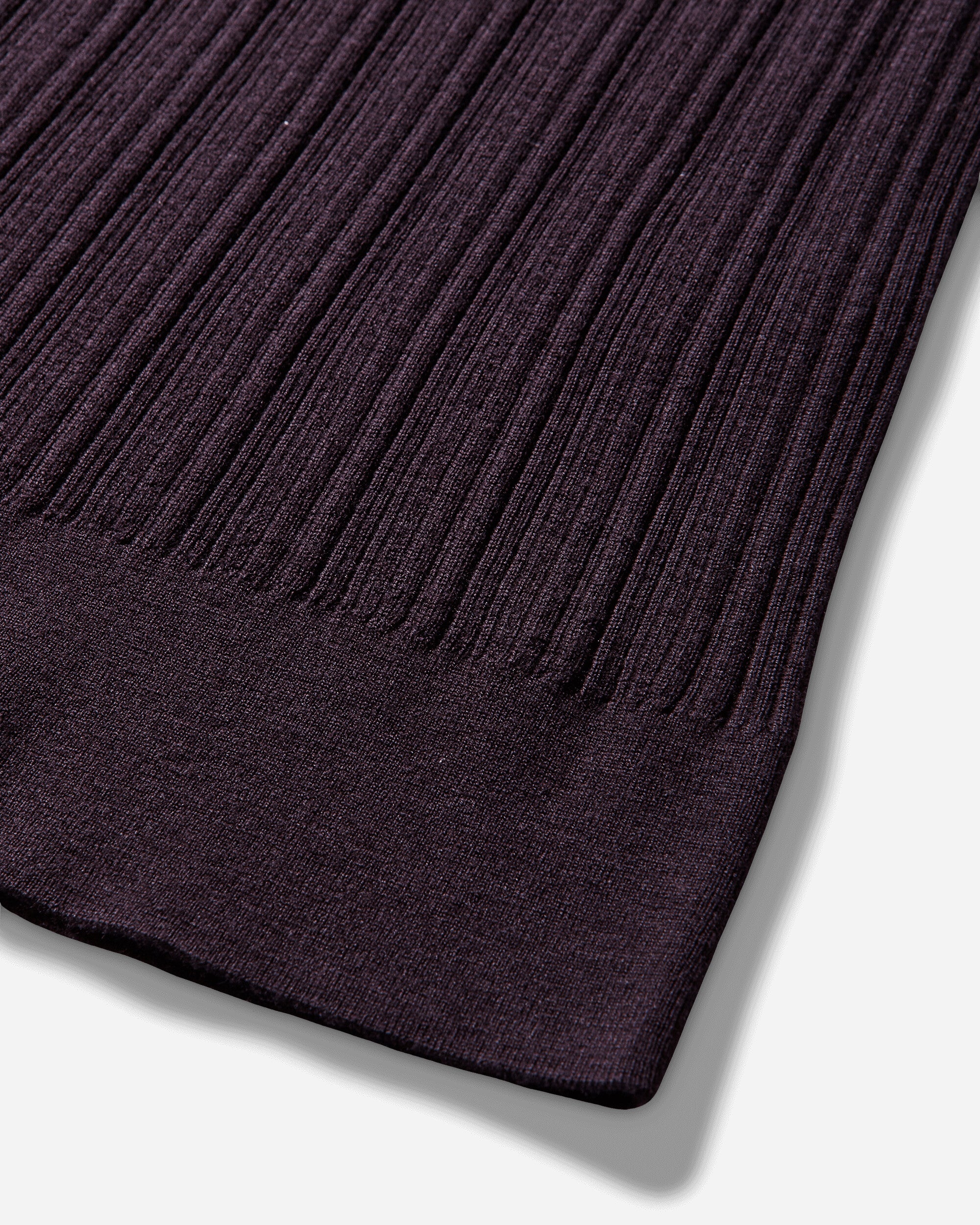Men's Merino Wool Sweater Dark Purple - Image 4