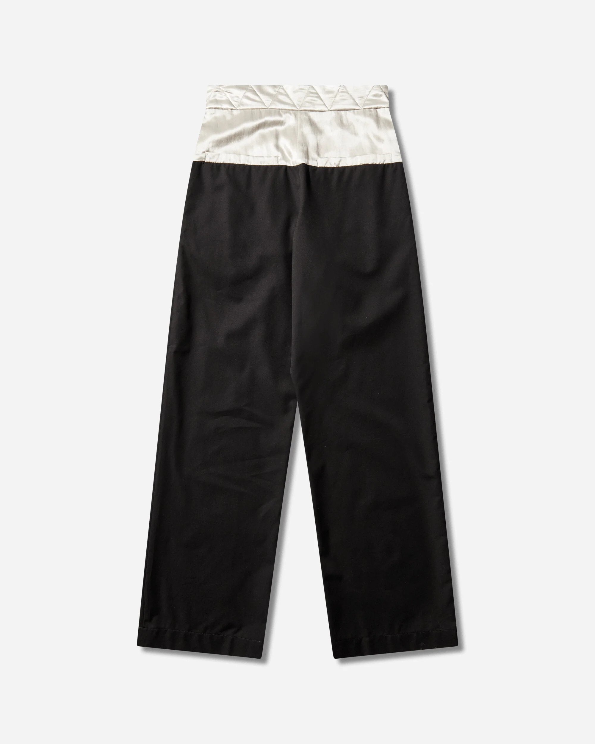 Men's Contrast Waist Pants Black - Image 2
