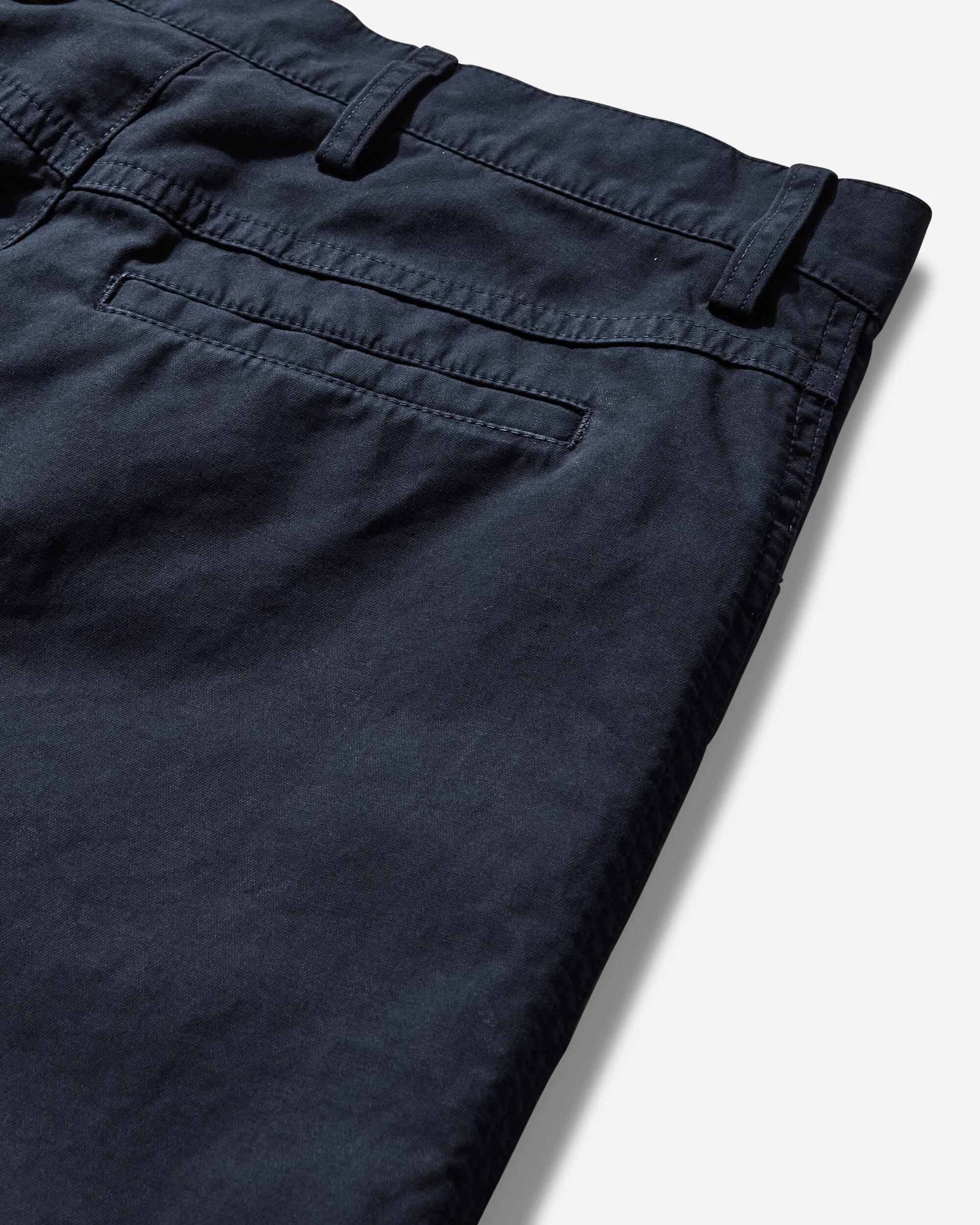 Men's Overdyed Zip Pants Navy - Image 4
