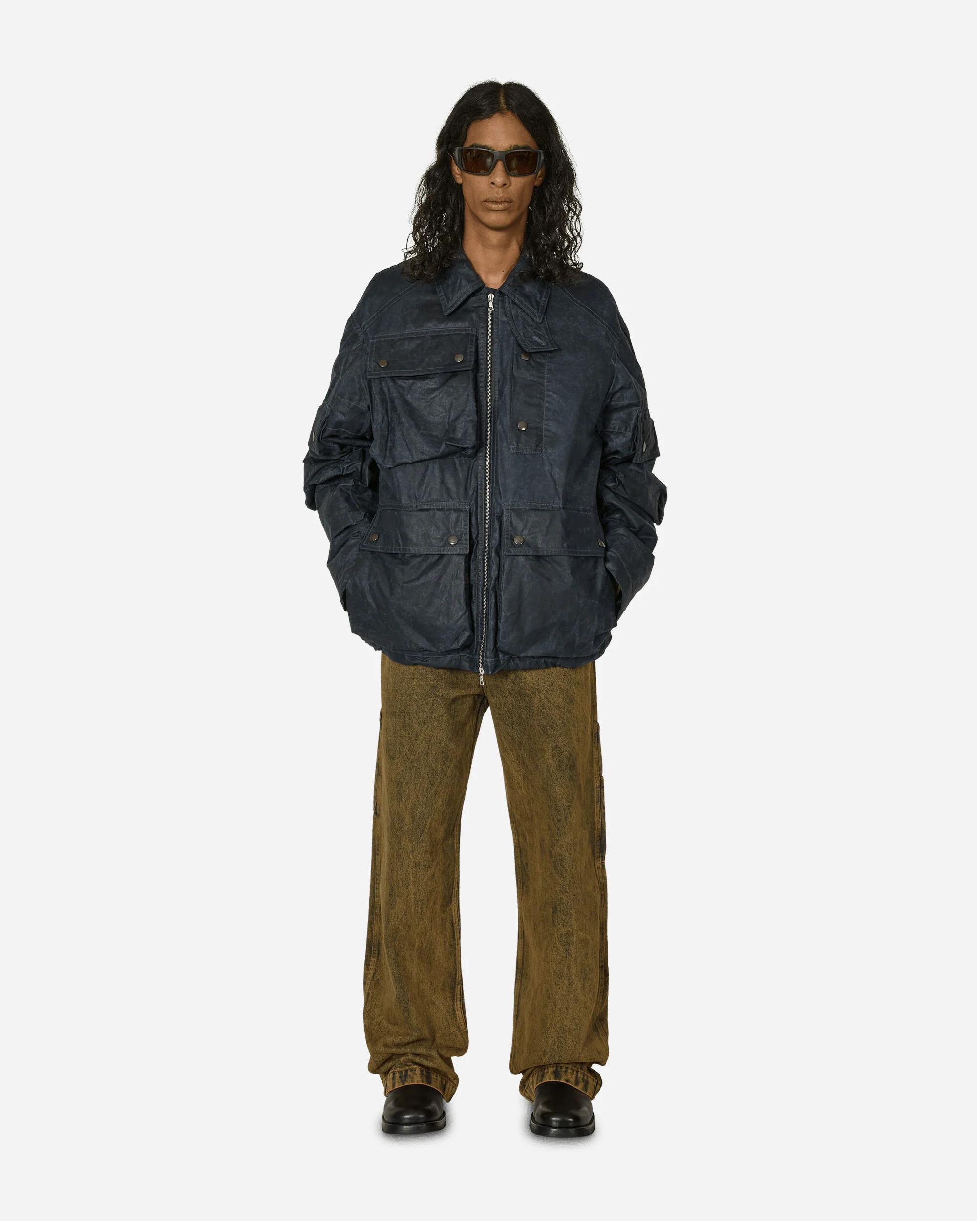 Water Repellent Jacket Navy - Image 4