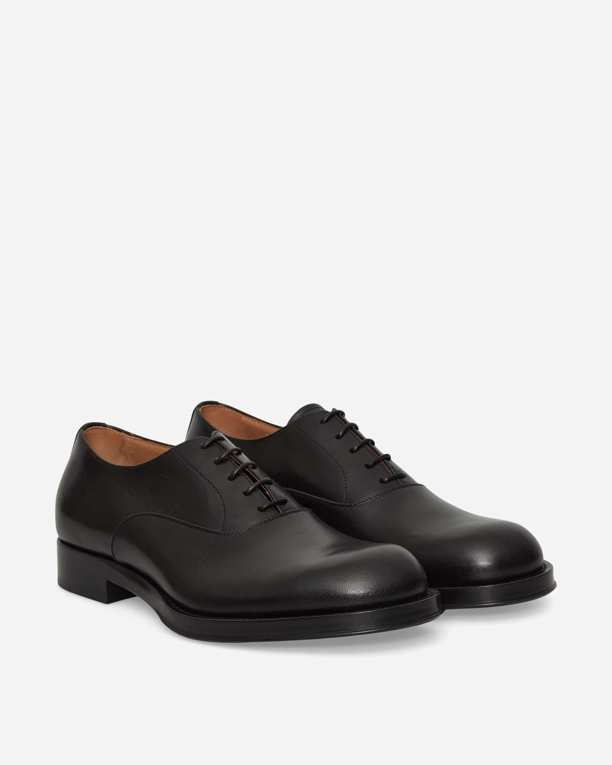 Leather Oxford Shoes Black - Image 2