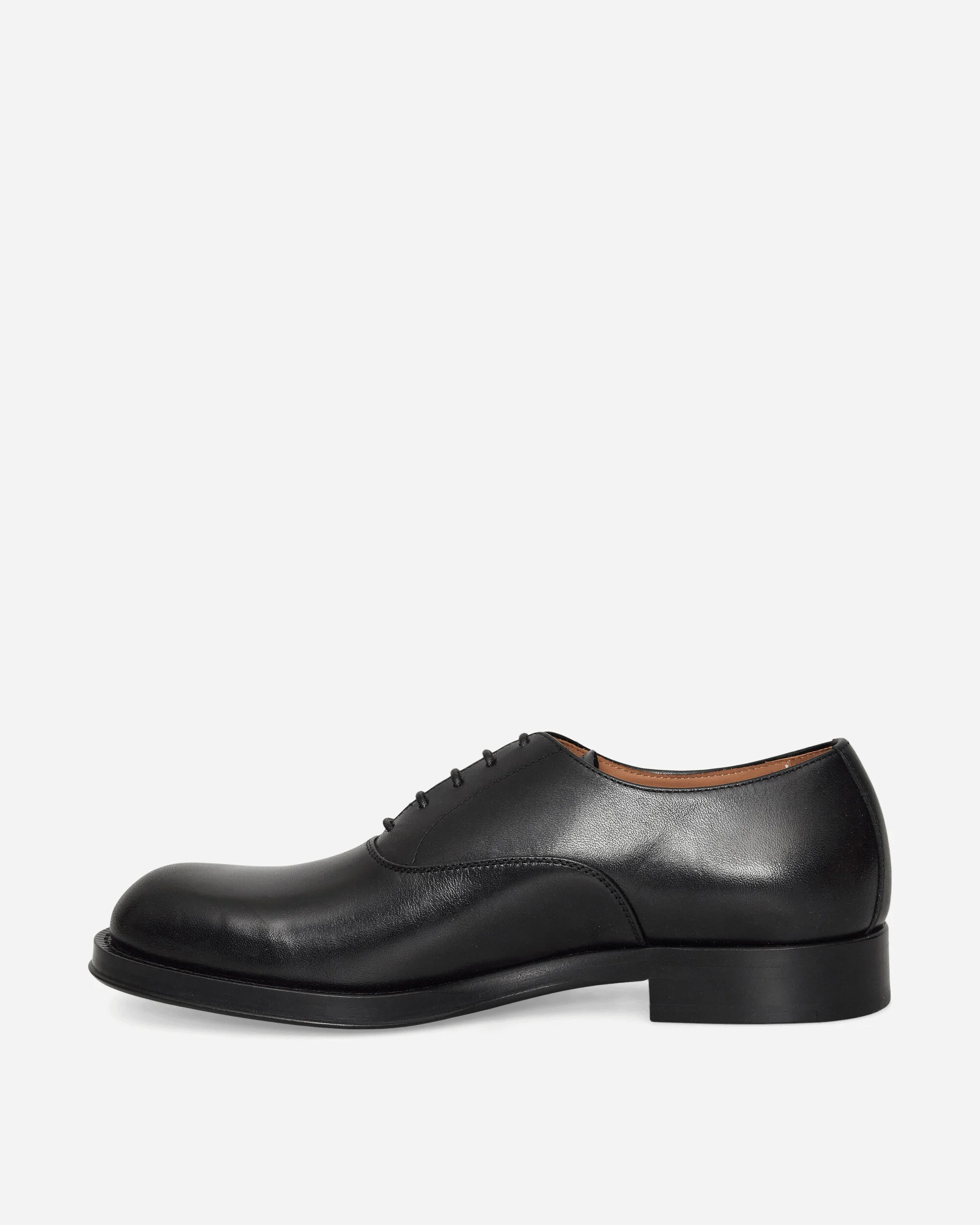 Leather Oxford Shoes Black - Image 3