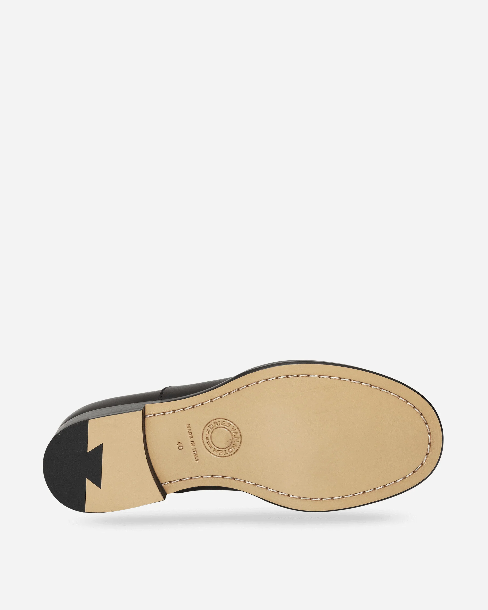 Leather Oxford Shoes Black - Image 5