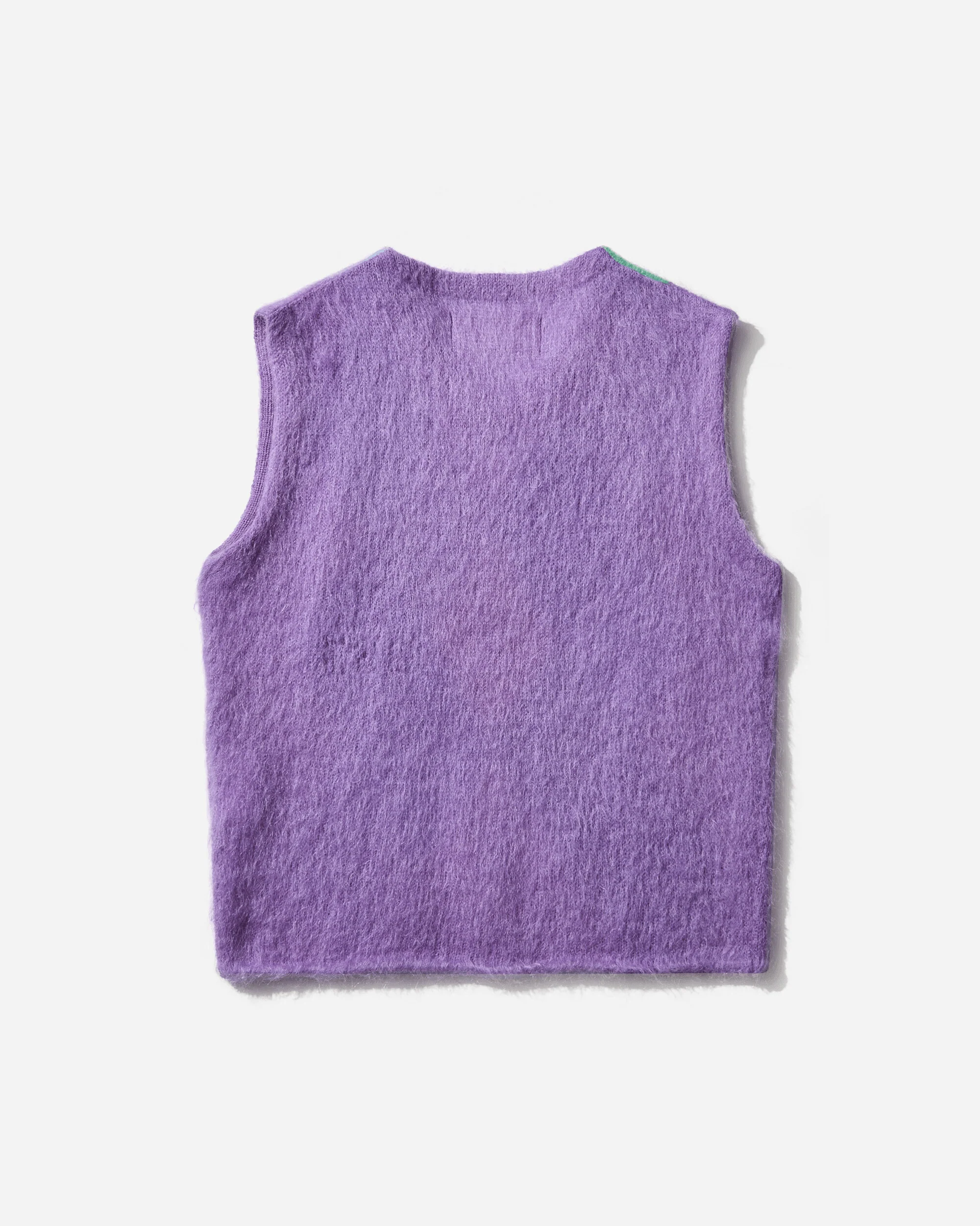 Argyle Mohair Vest Multicolor - Image 2