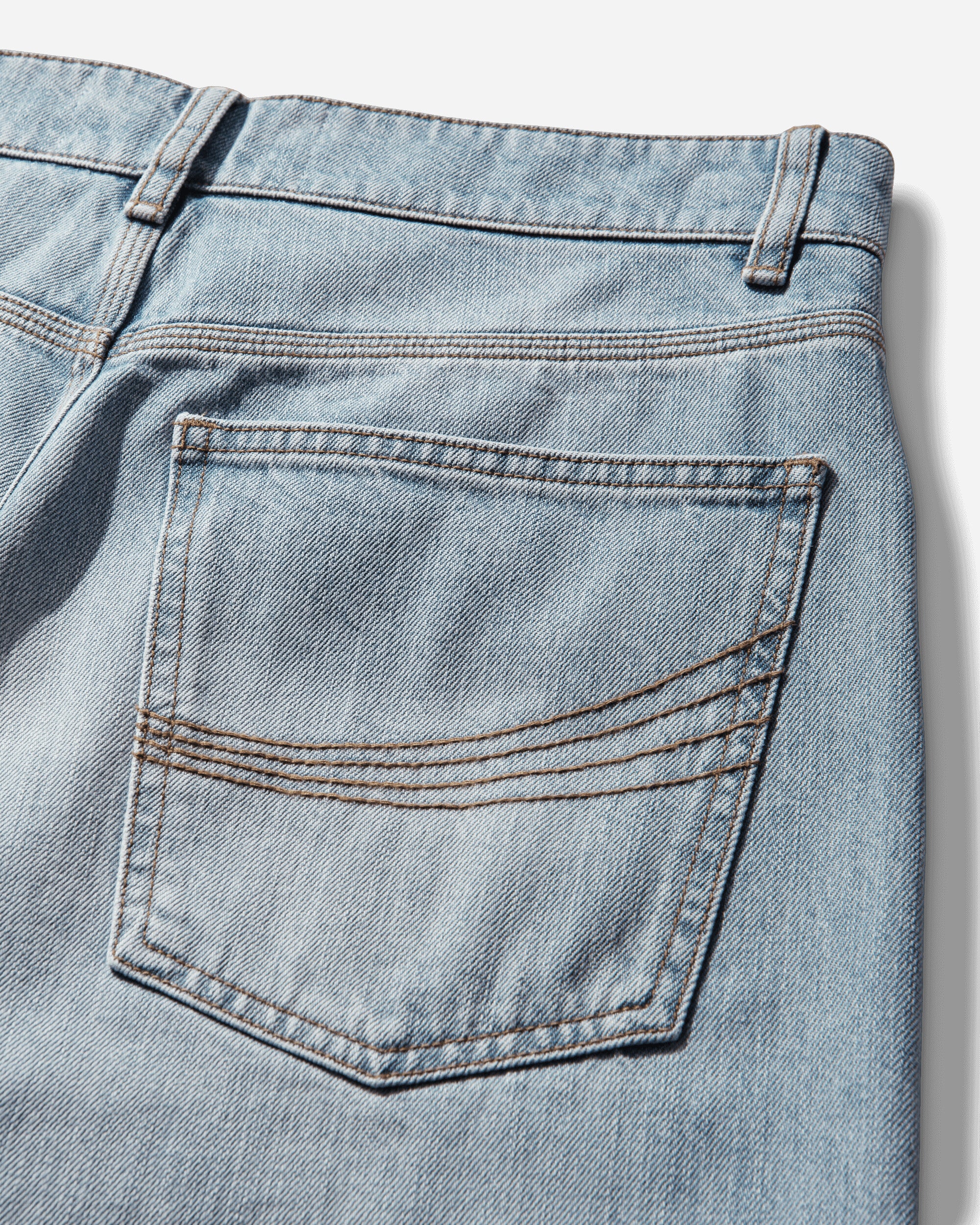 Men's Relaxed Denim Jeans Blue - Image 3