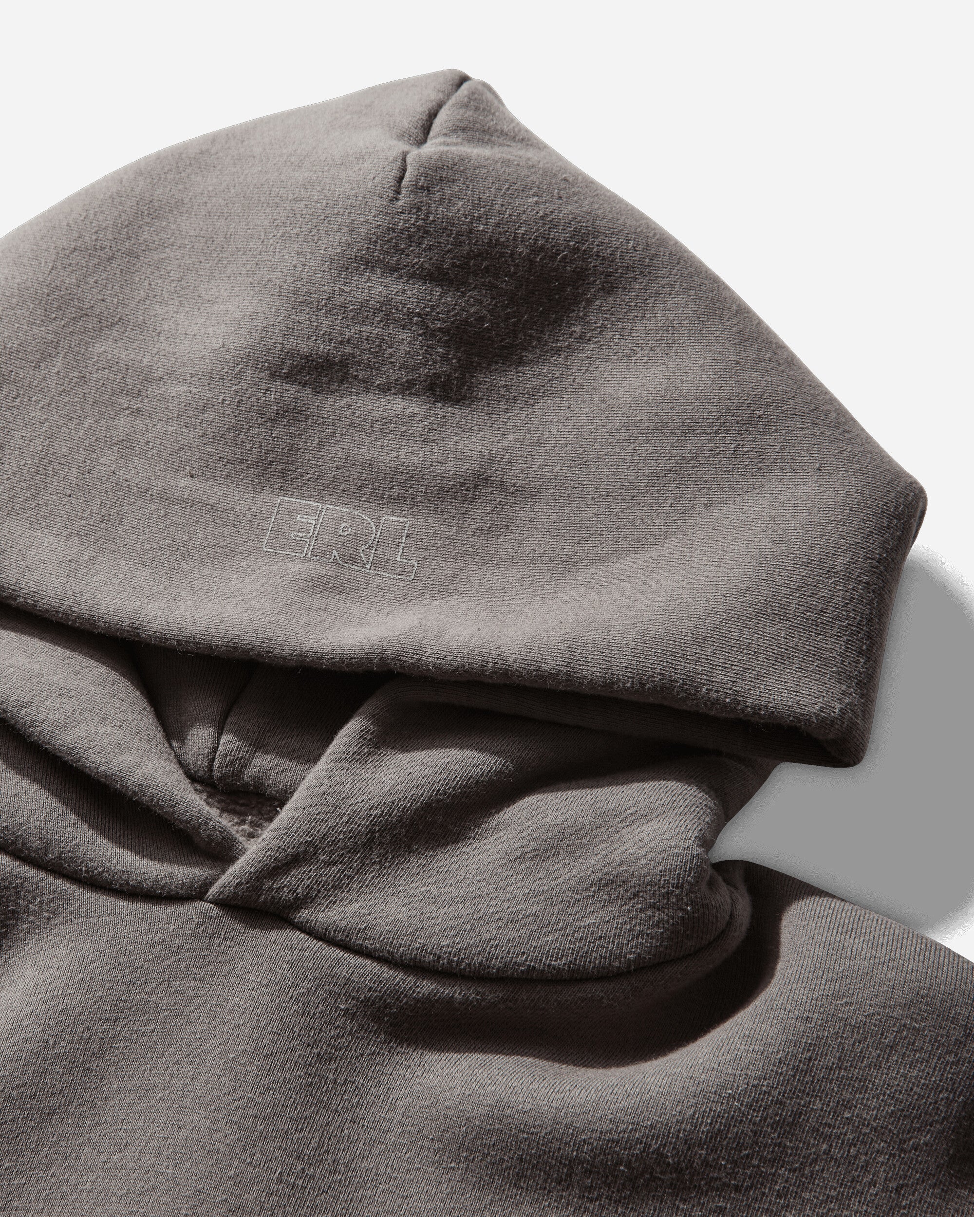 Men's Heathered Hoodie Taupe - Image 4