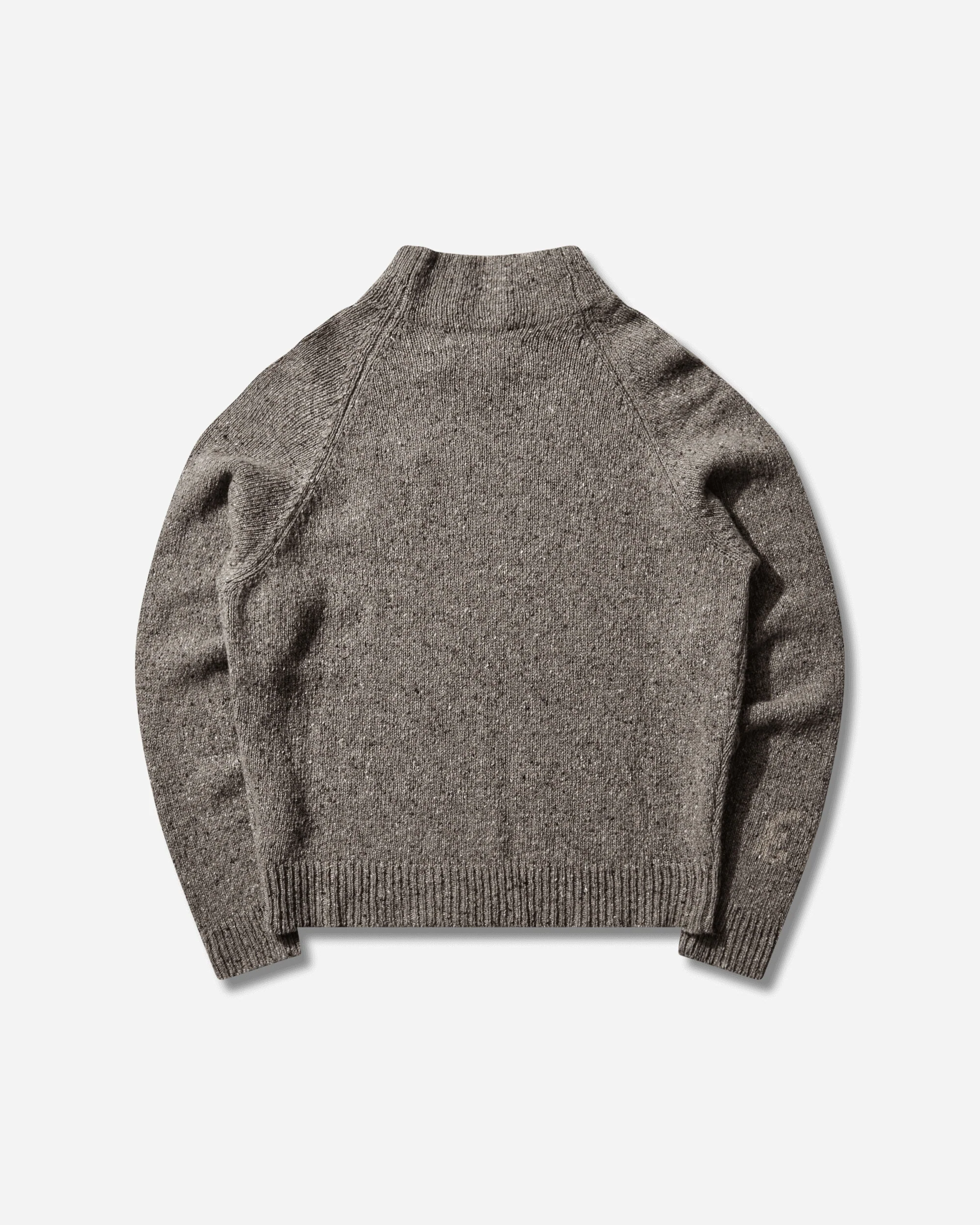 Men's Slit-Neck Sweater Grey - Image 2