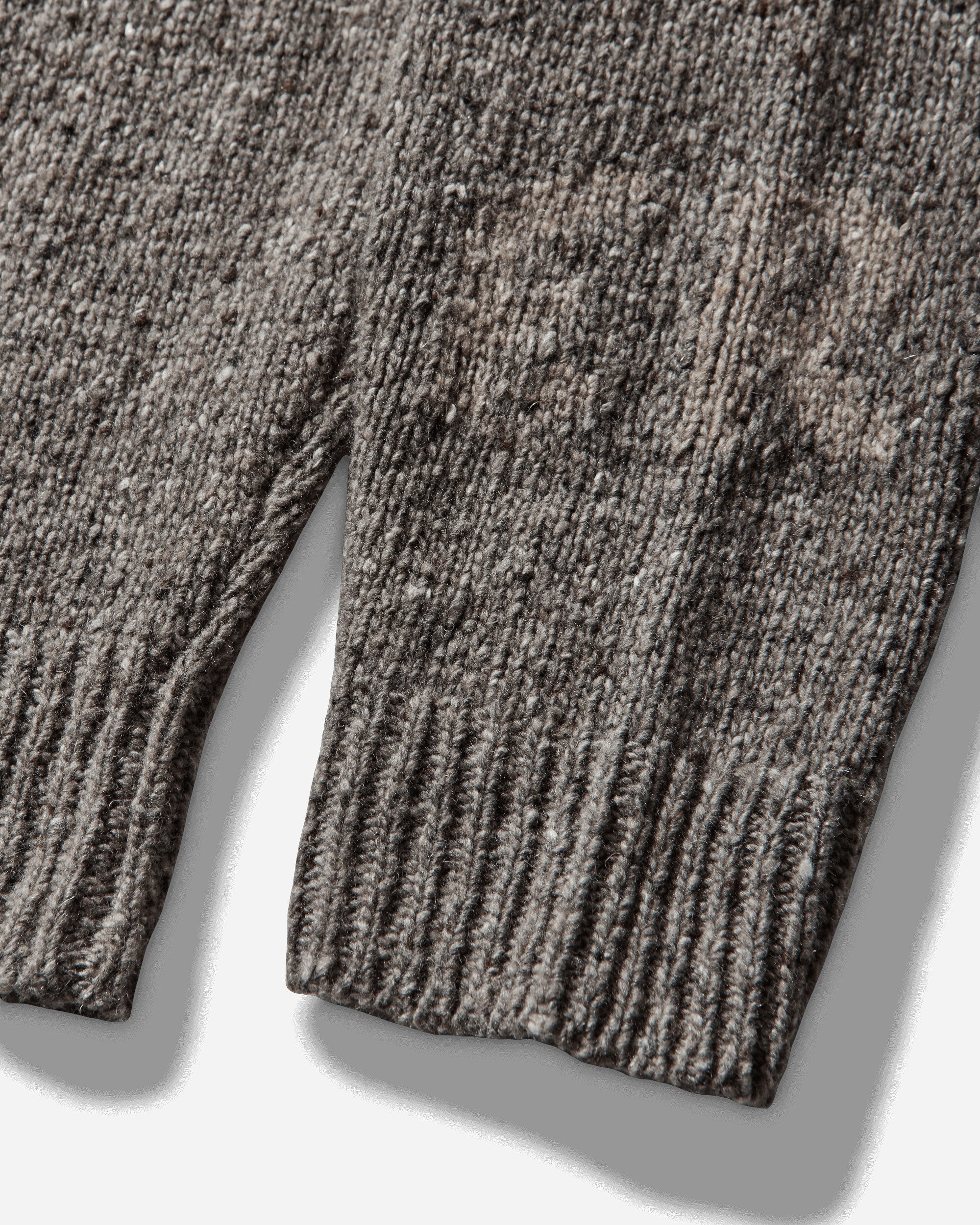 Men's Slit-Neck Sweater Grey - Image 3