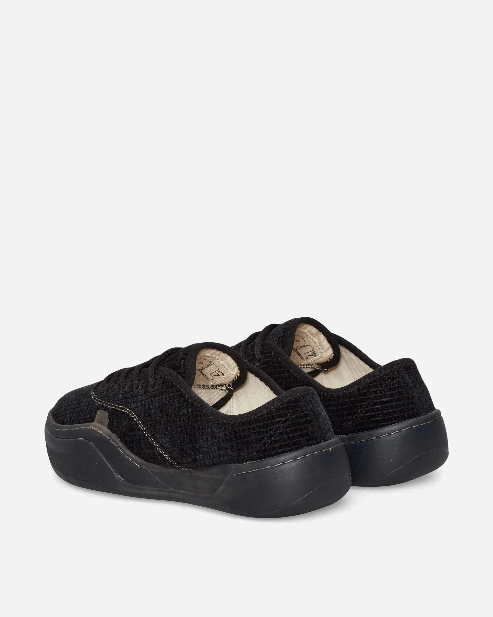 Corduroy Coupe Sneakers Dark Black - Image 4