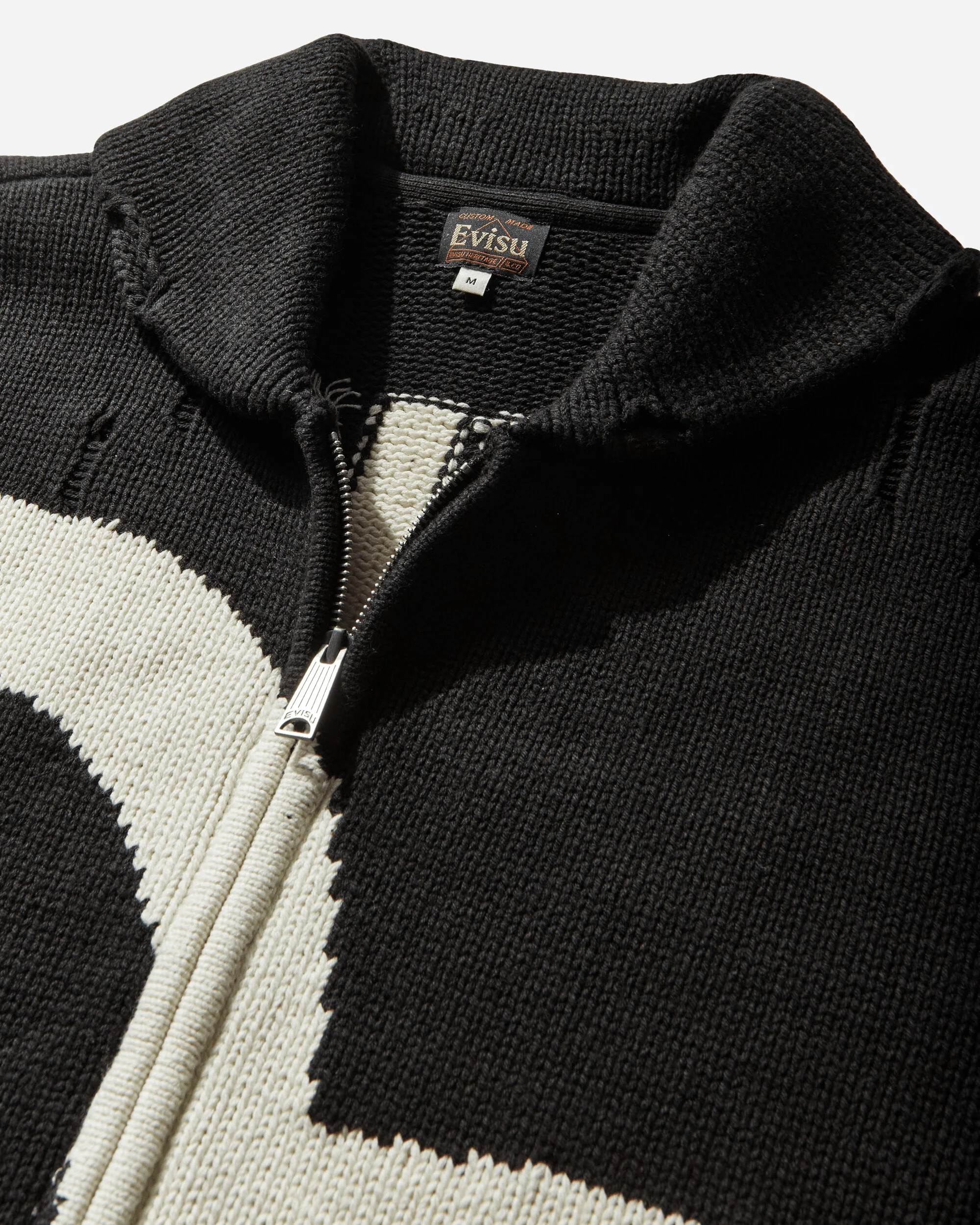 Men's Cowichan Cardigan Jacket Black - Image 3