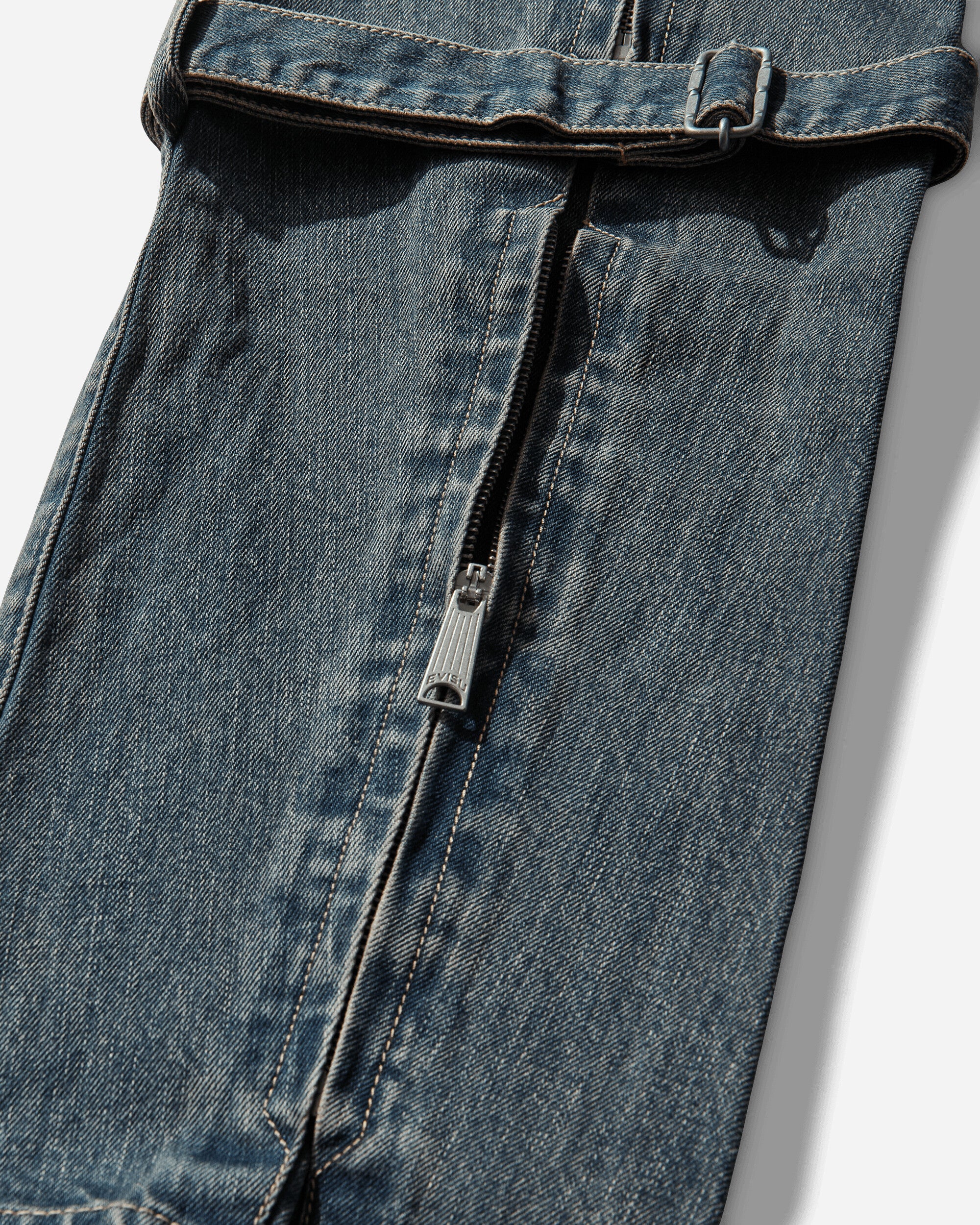 Men's Washed Bondage Jeans Indigo - Image 3