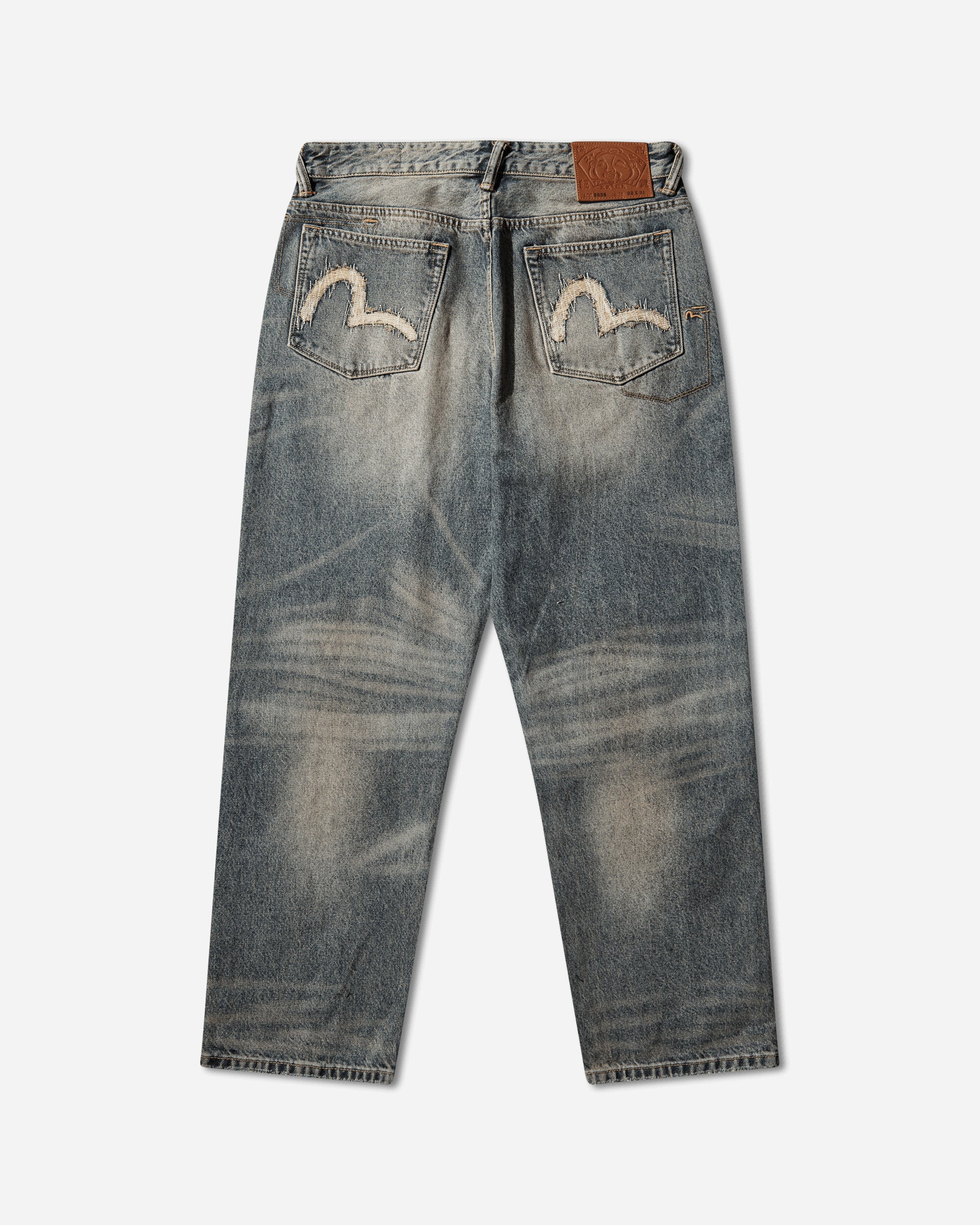 Men's Multi-Pocket Style Washing Jeans Indigo - Image 2