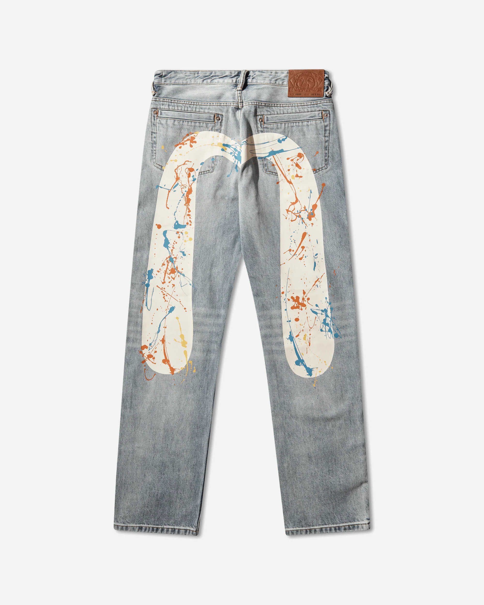Men's Daicock Printed Jeans Indigo - Image 2