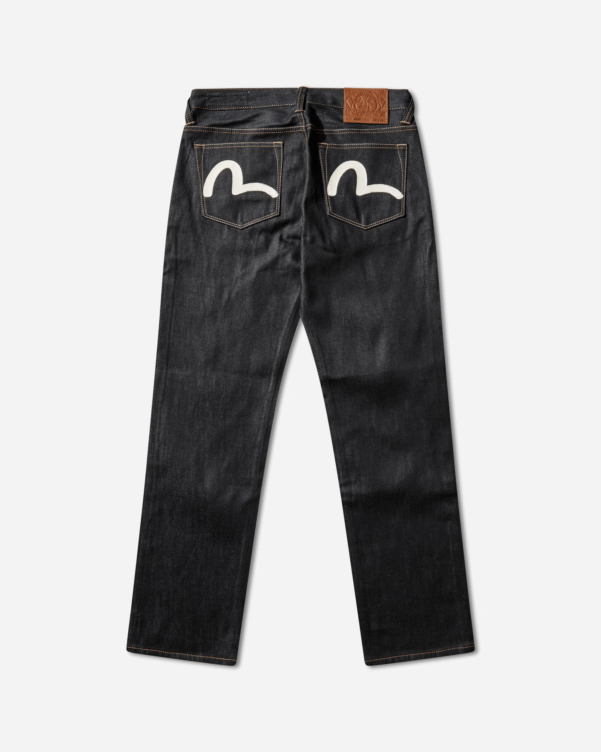 Men's Seagull Print Pockets Regular Fit Jeans Indigo - Image 2
