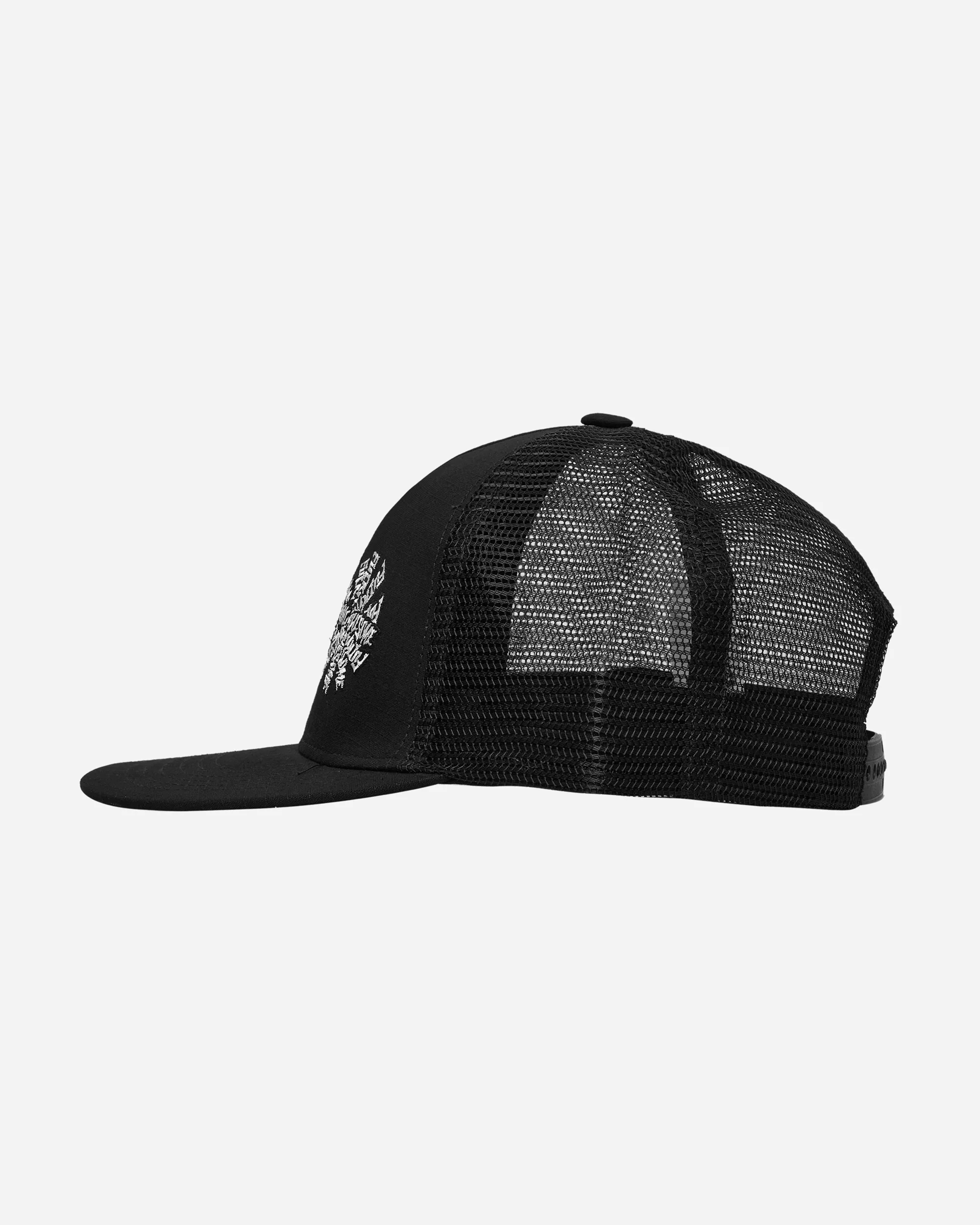 Three Sprial Trucker Hat Black - Image 3