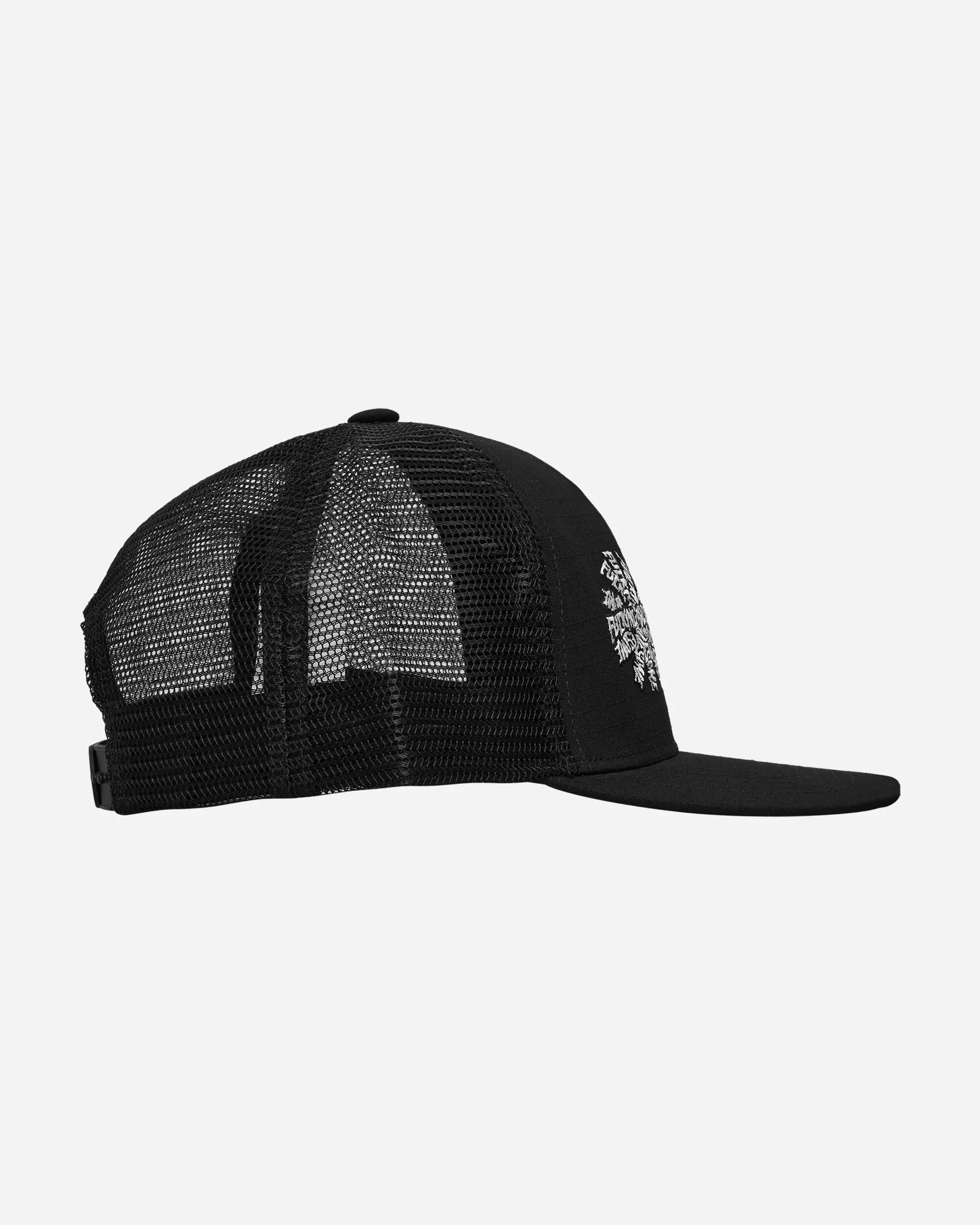 Three Sprial Trucker Hat Black - Image 5