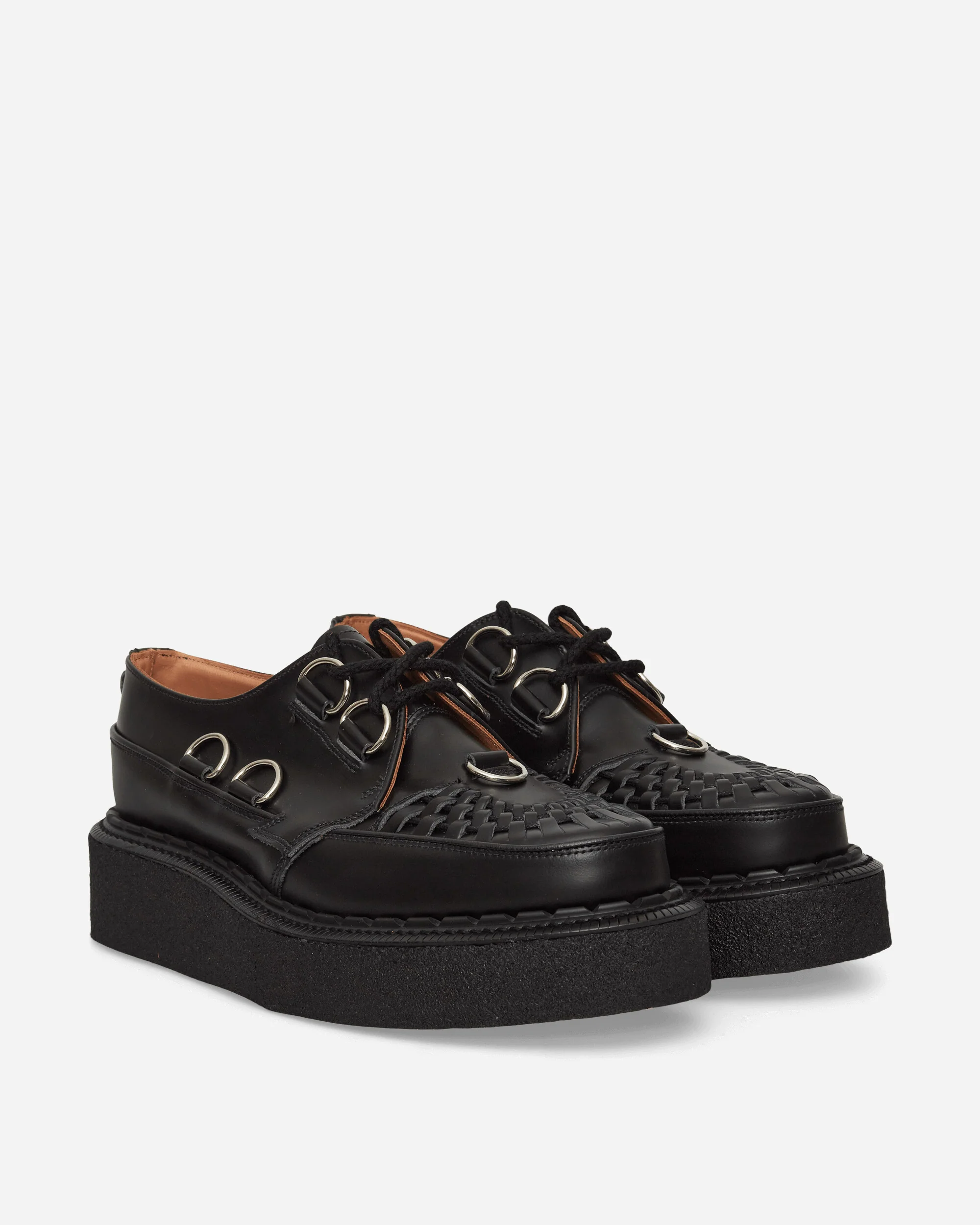 D-Ring Tie Skipton Creepers Black - Image 2